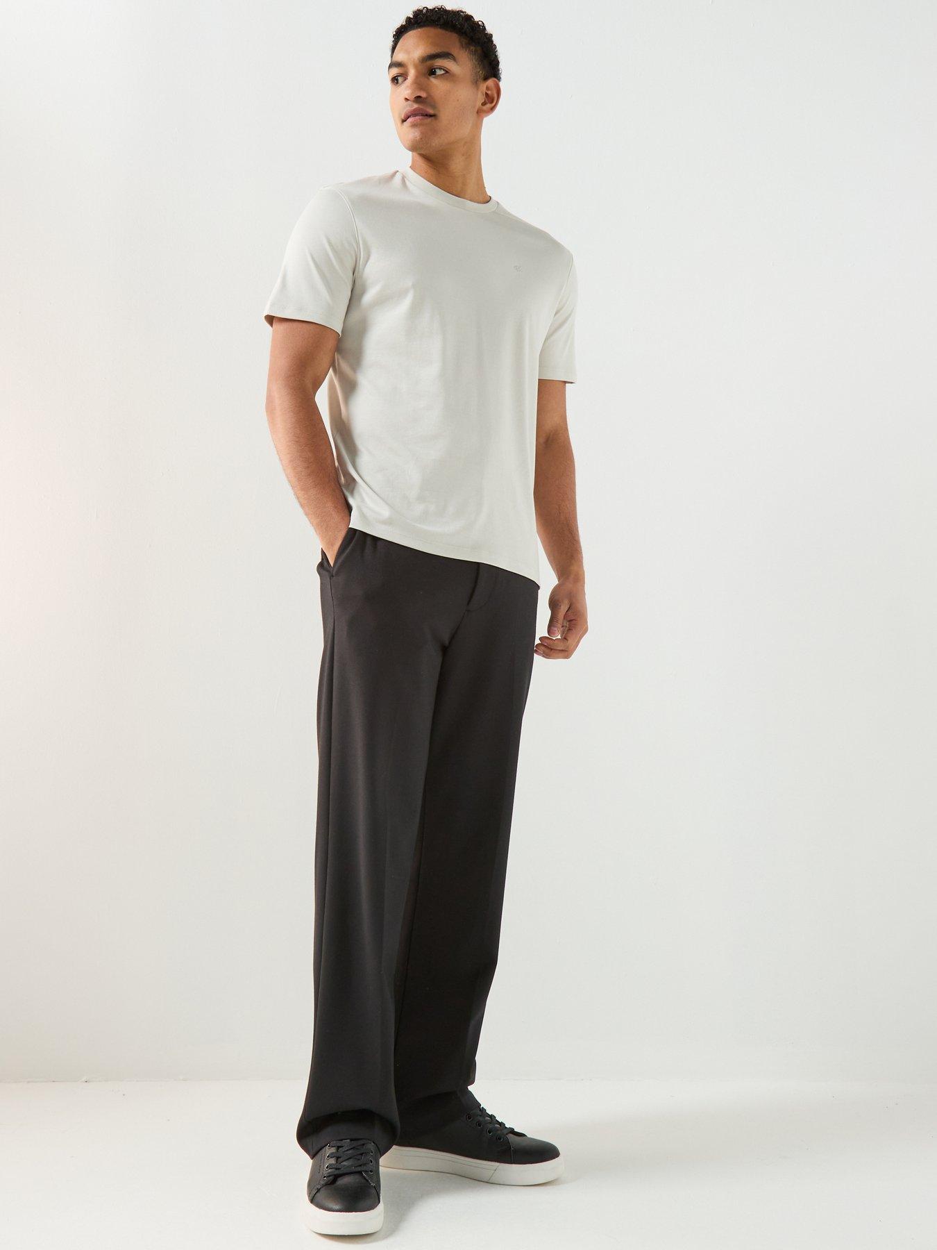 Image 3 of 5 of Calvin Klein Supima Chest Embroidered Logo T-Shirt - Light Green