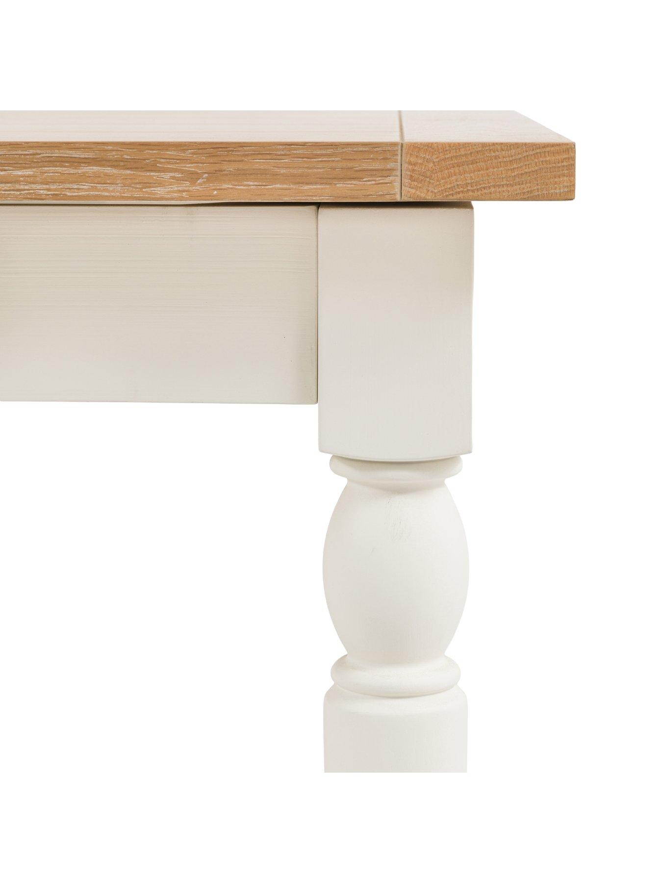 Image 6 of 6 of Gallery Direct Eton Extending Dining Table - White