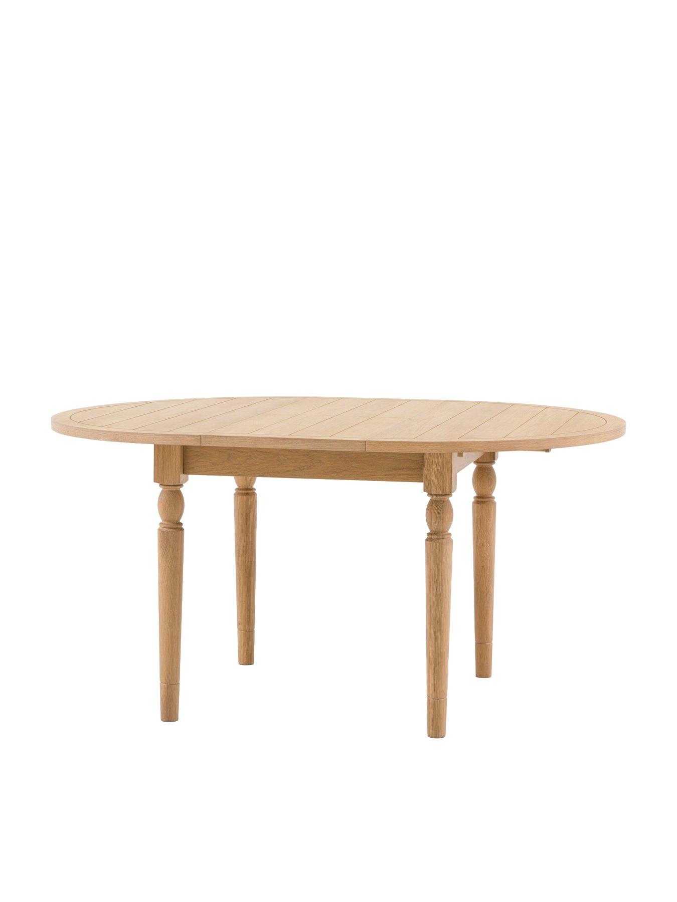 Image 7 of 7 of Gallery Direct Eton Natural Round Extending Dining Table
