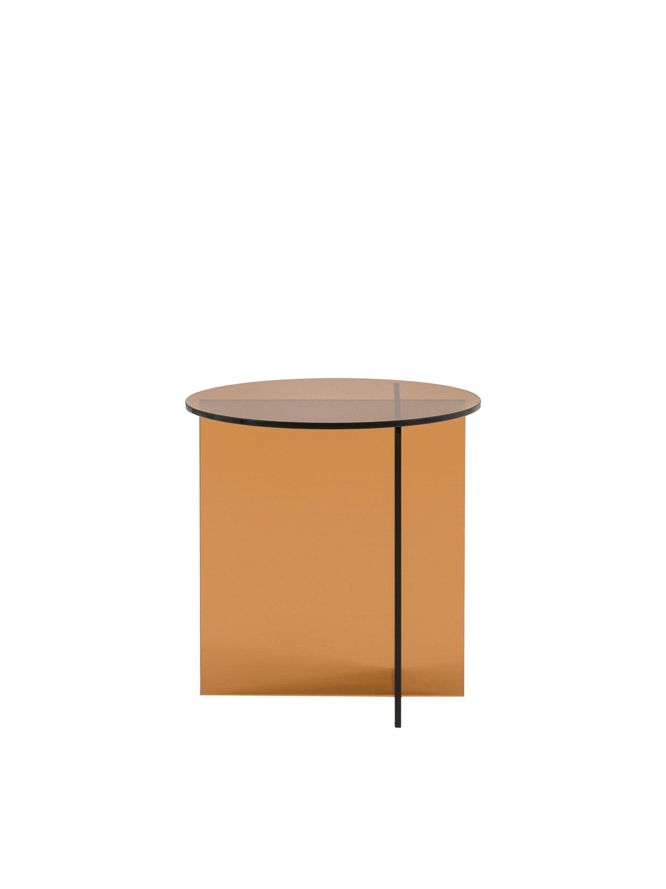 Image 5 of 6 of Gallery Direct Parioli Glass Side Table - Bronze