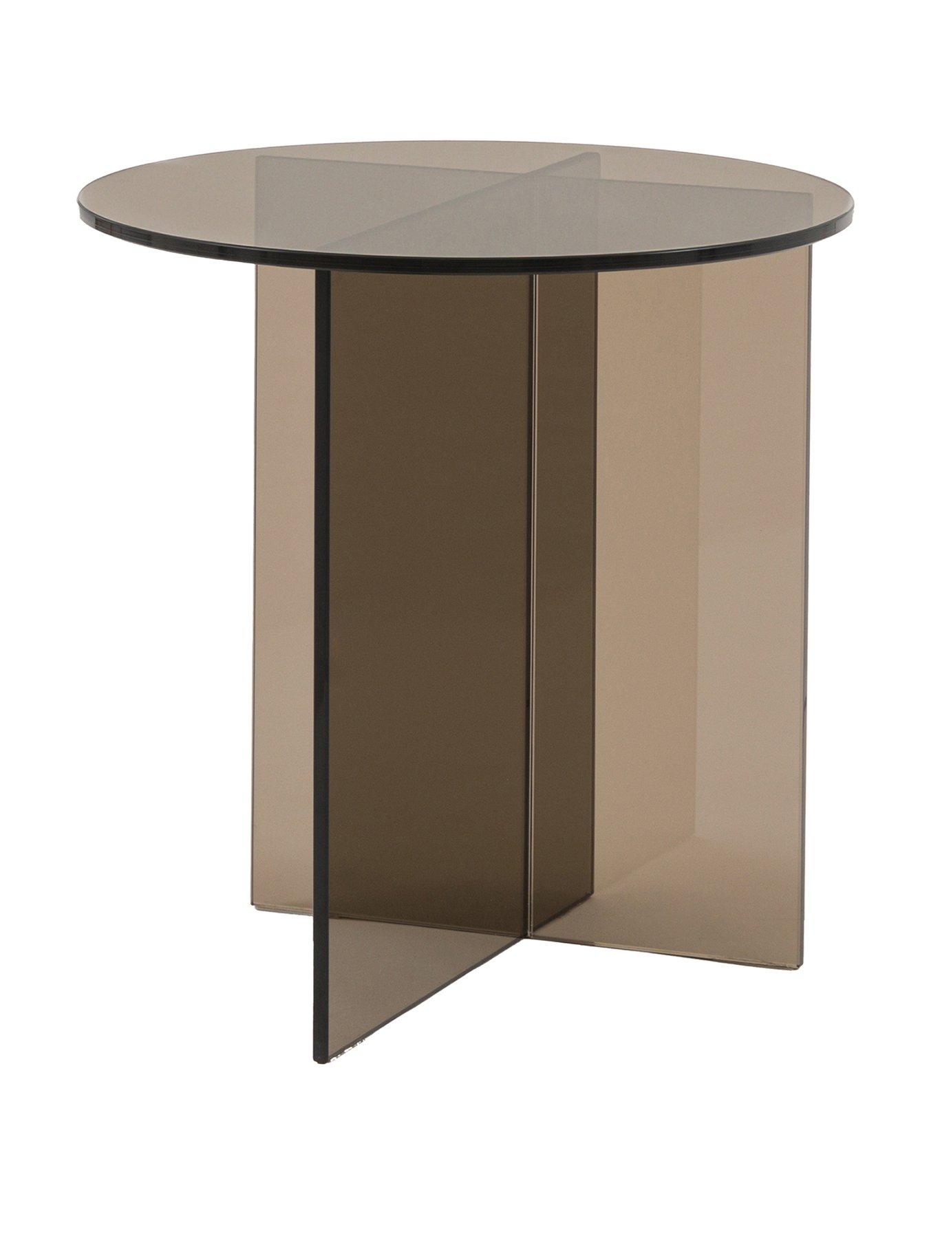 Image 2 of 6 of Gallery Direct Parioli Glass Side Table