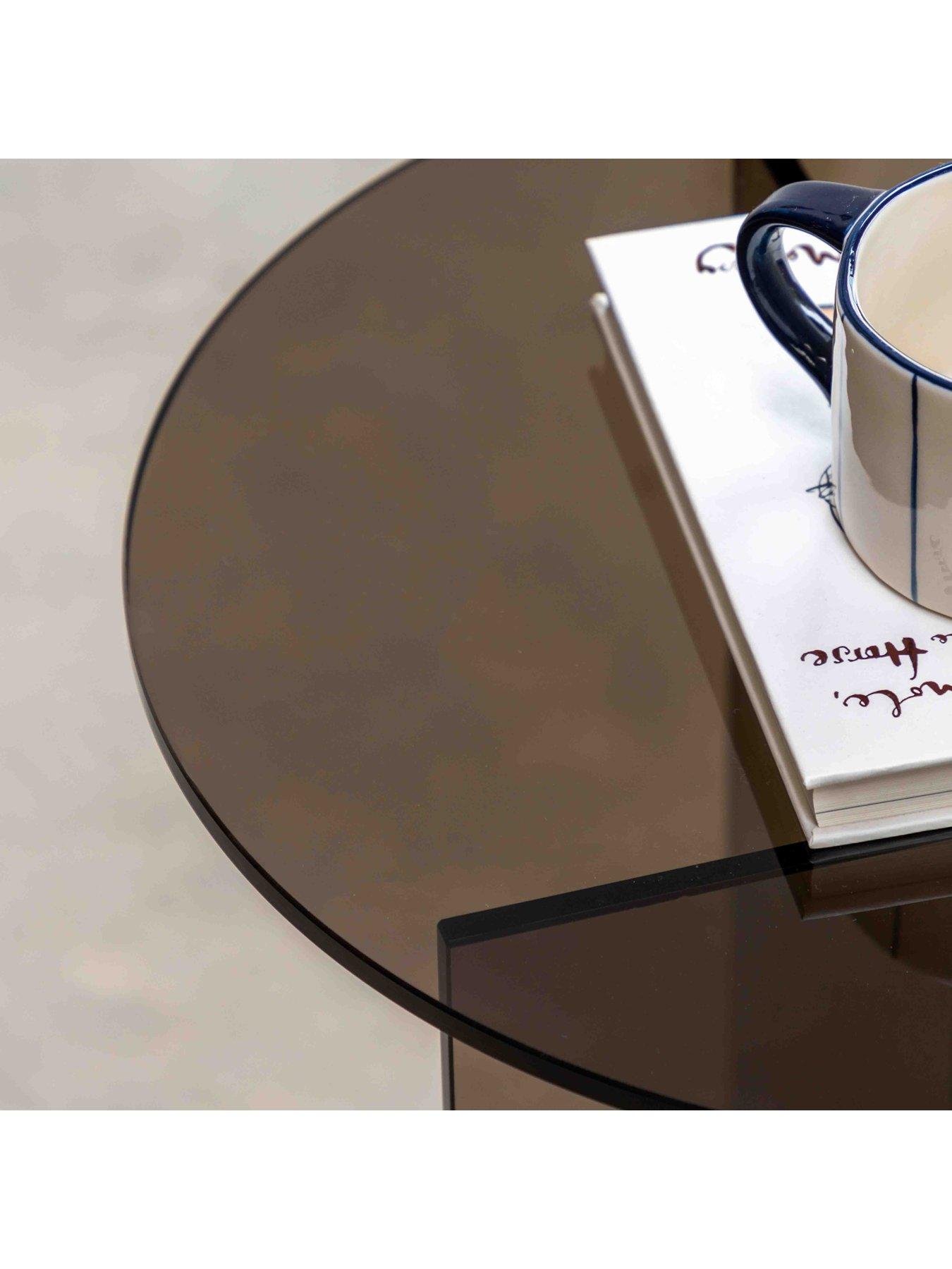 Image 3 of 6 of Gallery Direct Parioli Glass Side Table