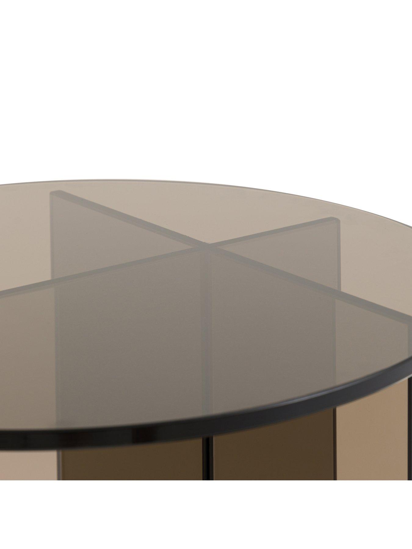 Image 6 of 6 of Gallery Direct Parioli Glass Side Table