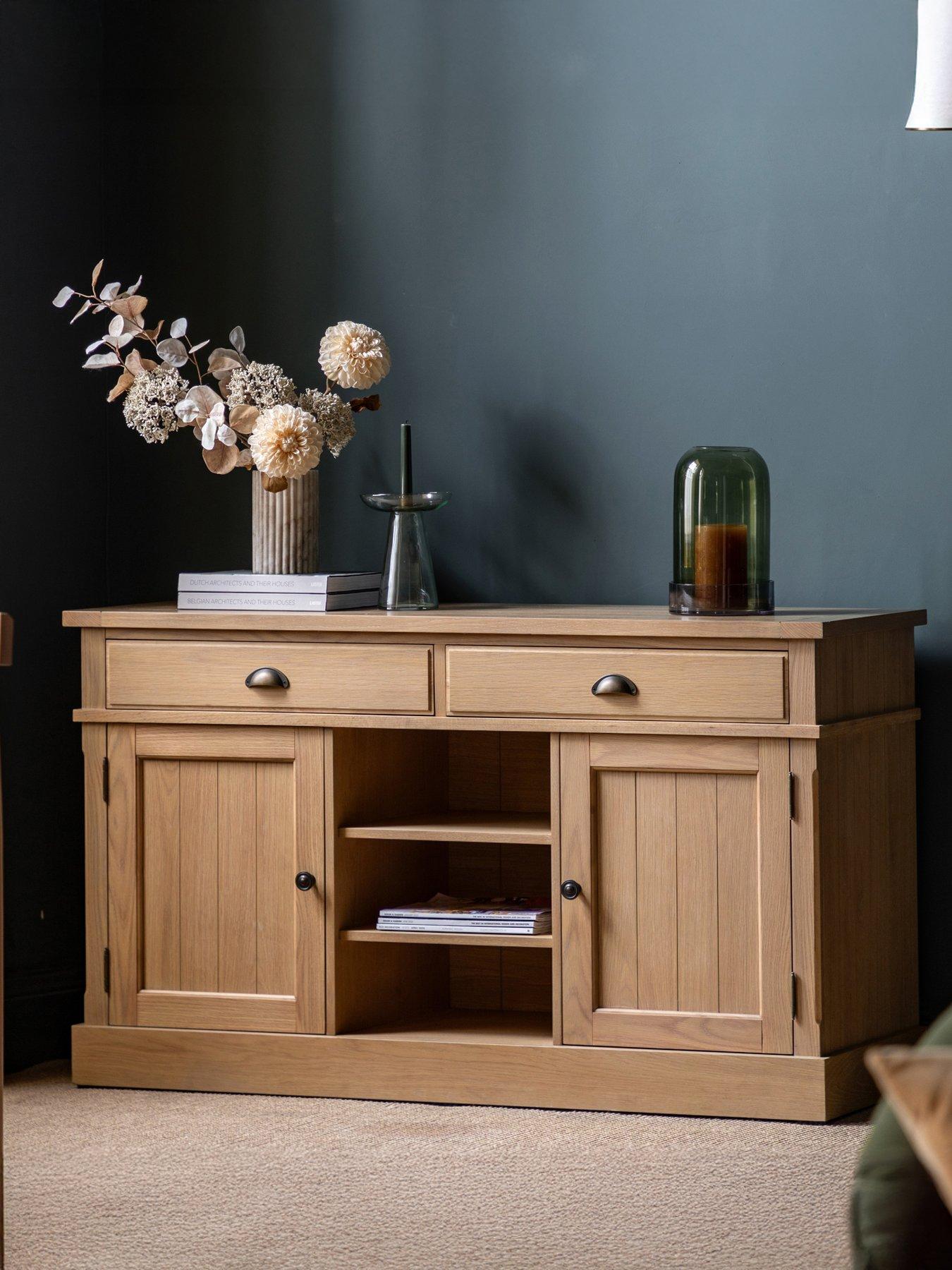 Gallery Direct Eton 2 Door 2 Drawer Sideboard - Natural