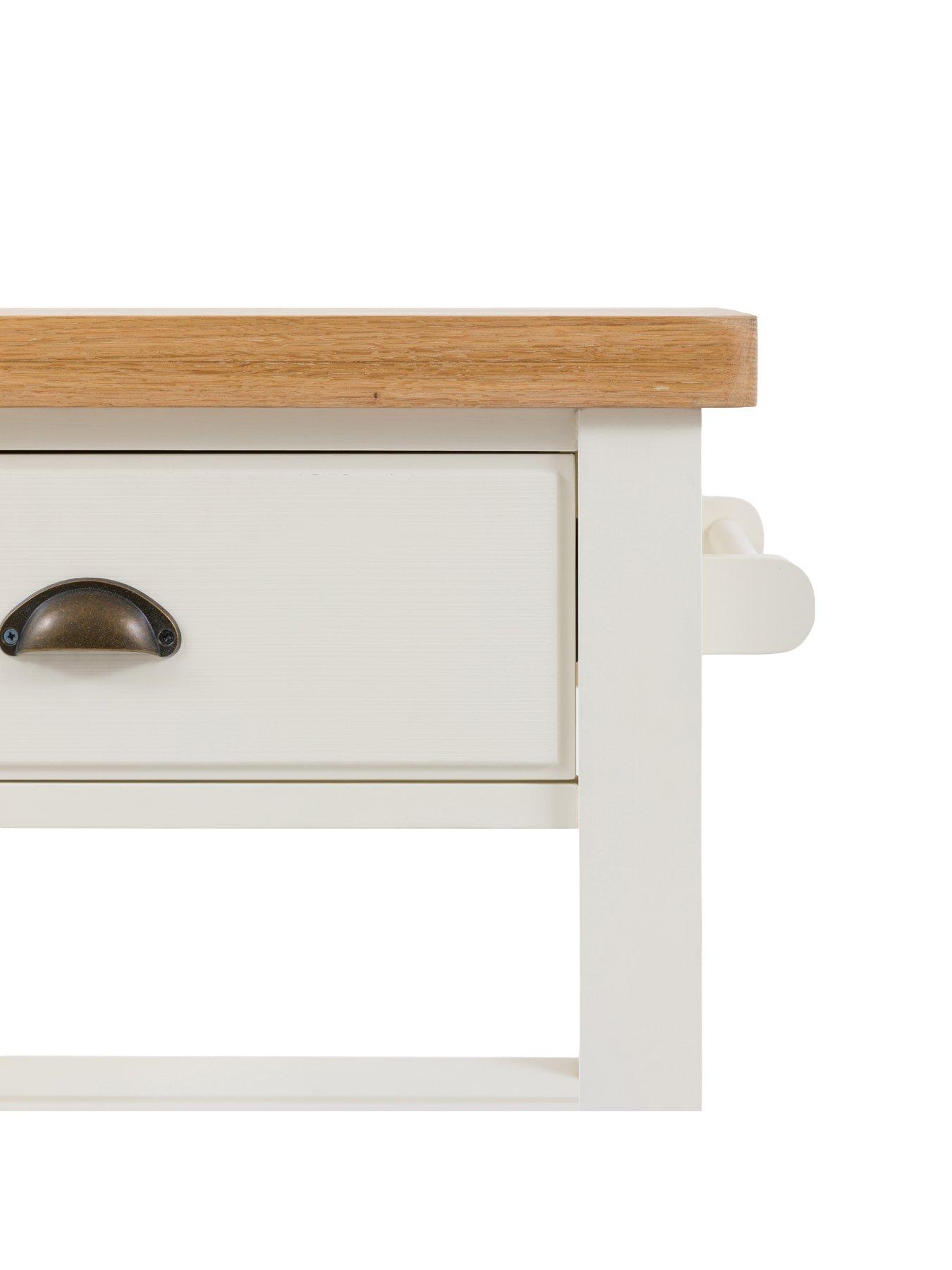 Image 5 of 6 of Gallery Direct Eton Butchers Block White