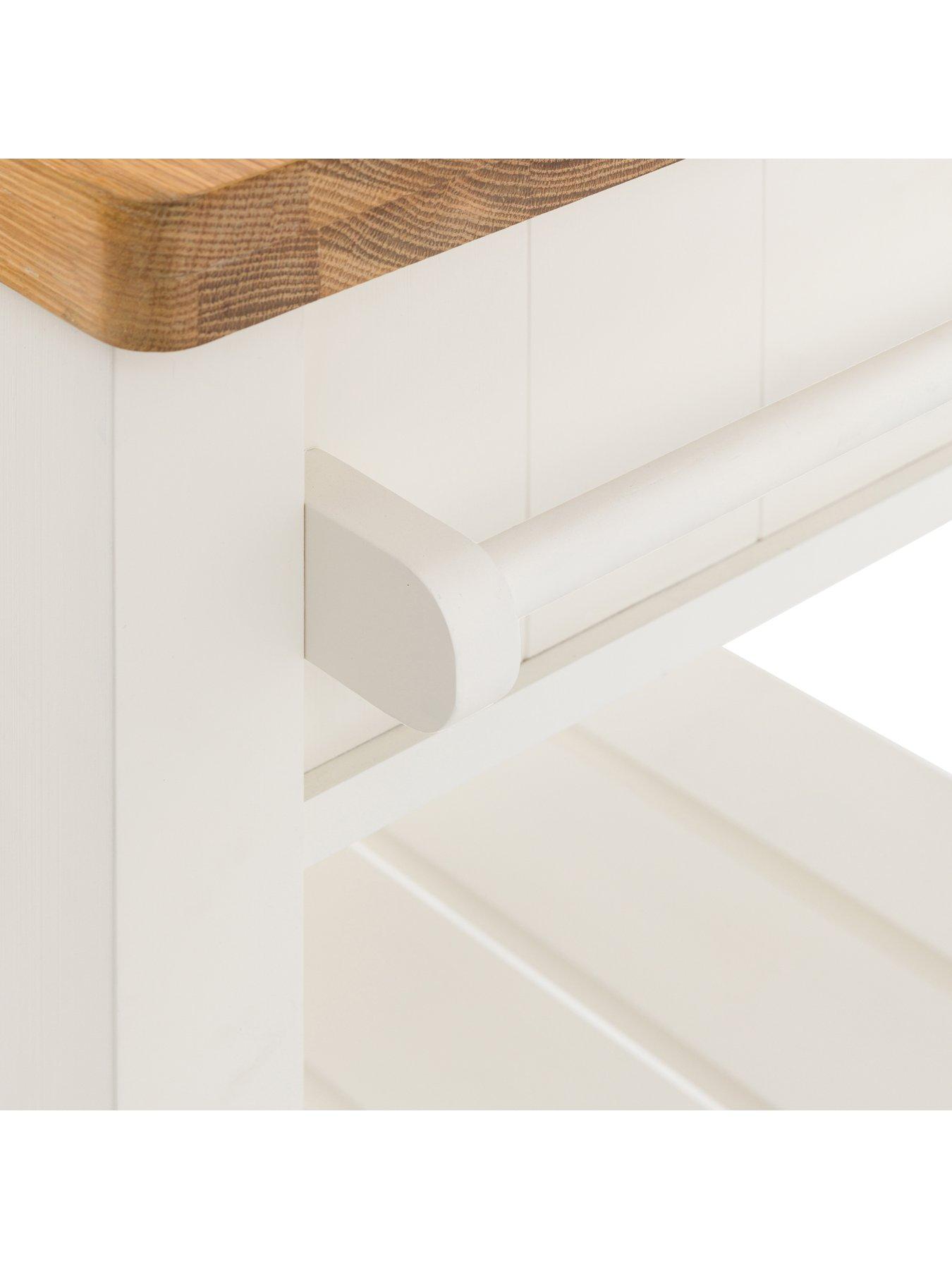 Image 6 of 6 of Gallery Direct Eton Butchers Block White