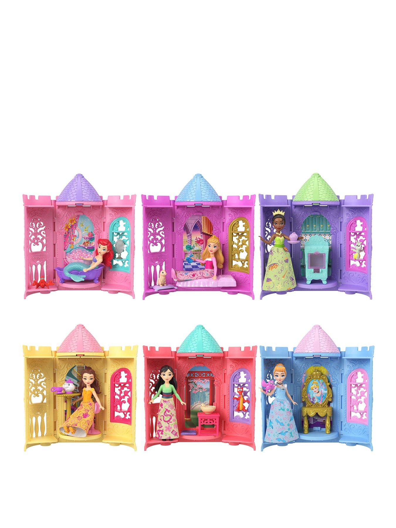 Disney Princess or Villains Tower Surprise Small Doll  &  Stacking Playset Accy (Characters May Vary)