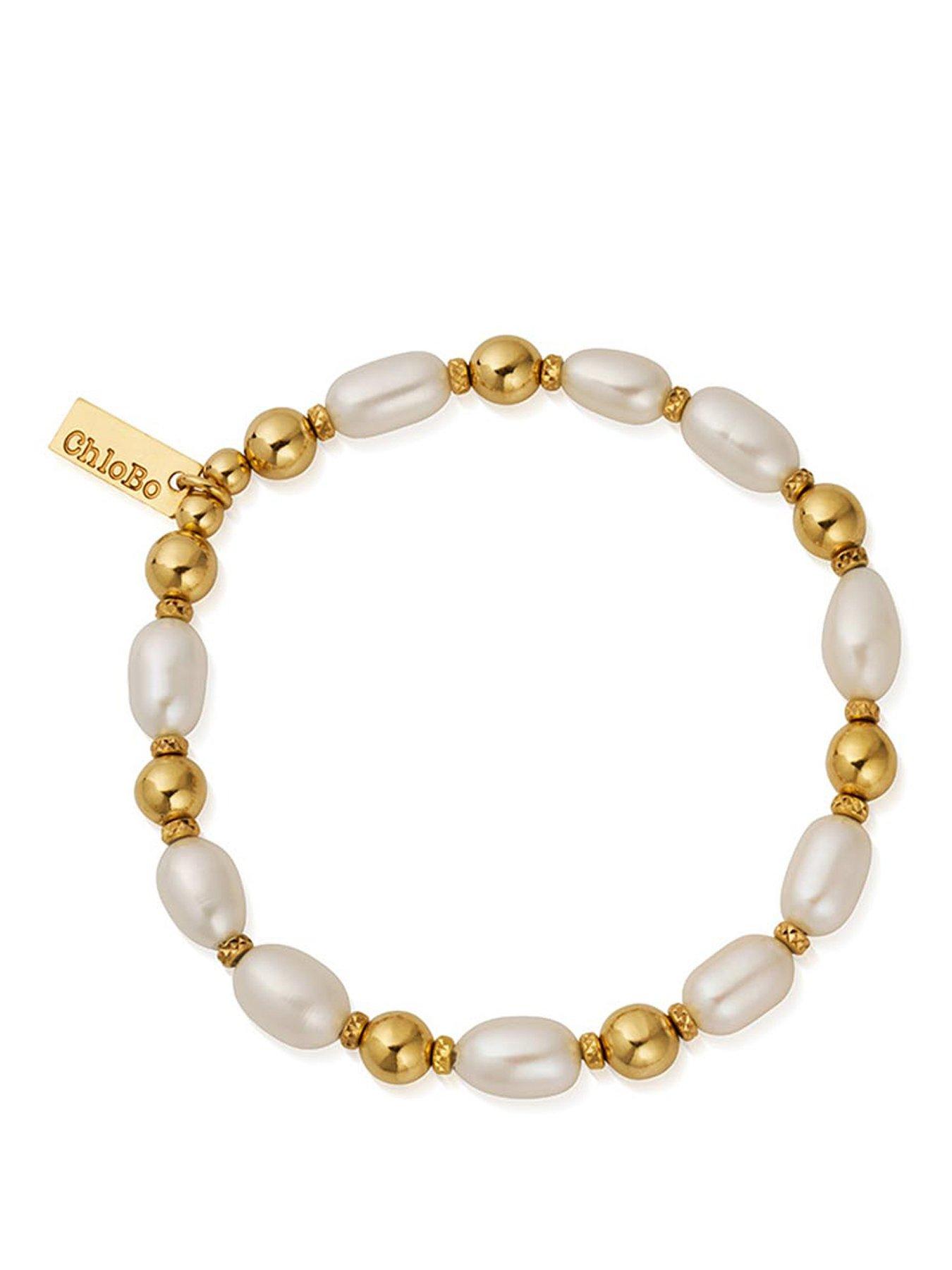 ChloBo Gold ocean pearl bracelet