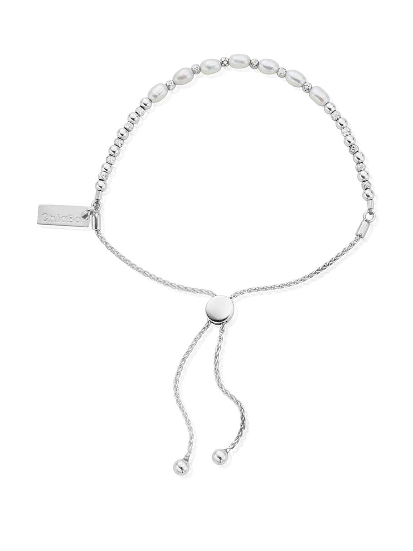 ChloBo Silver cherished moments adjustable bracelet