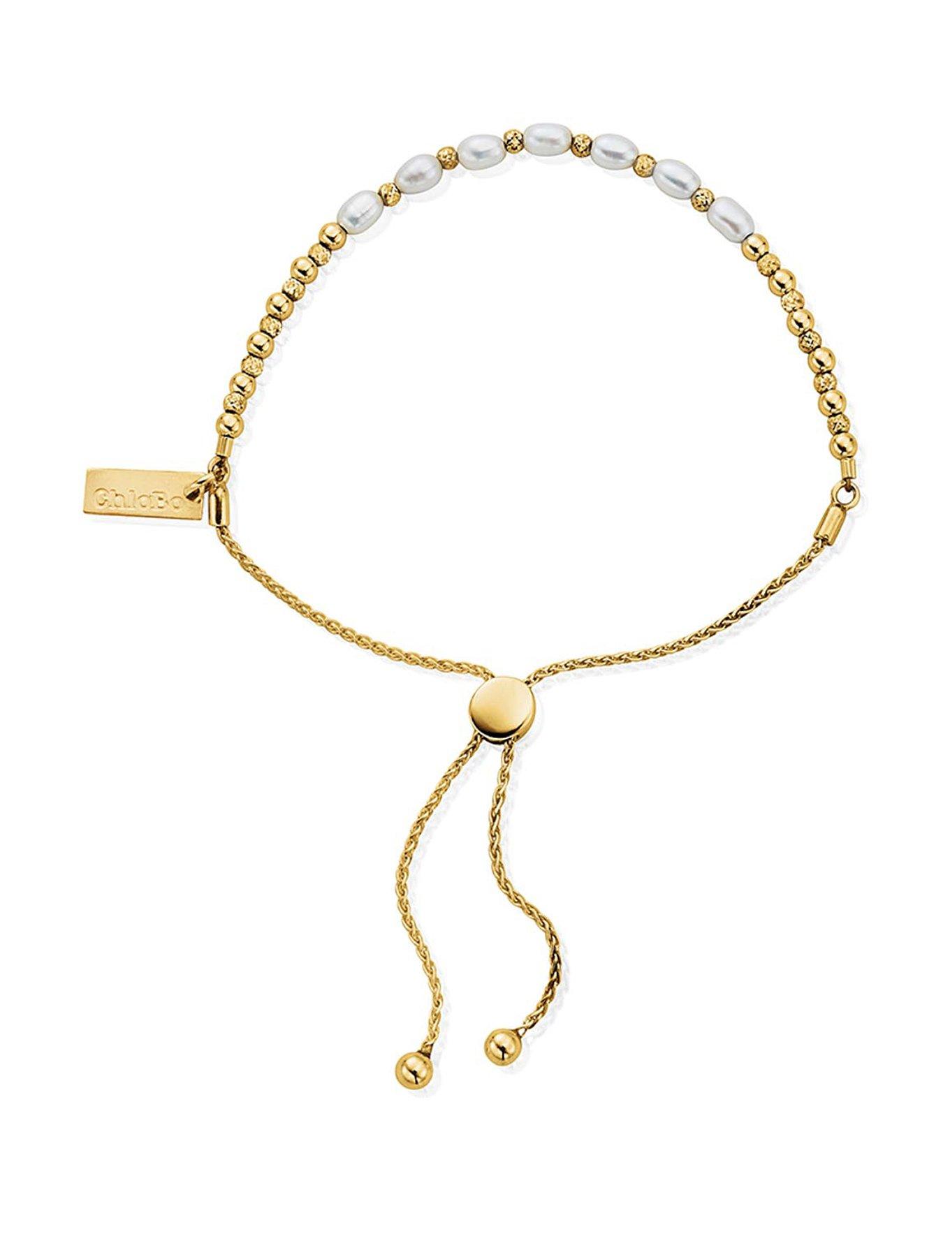 ChloBo Gold cherished moments adjustable bracelet