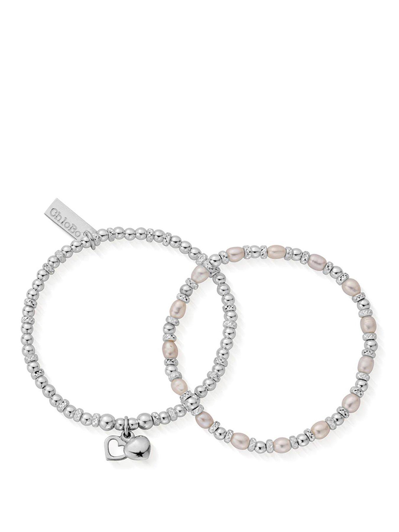 ChloBo Silver forever love set of 2