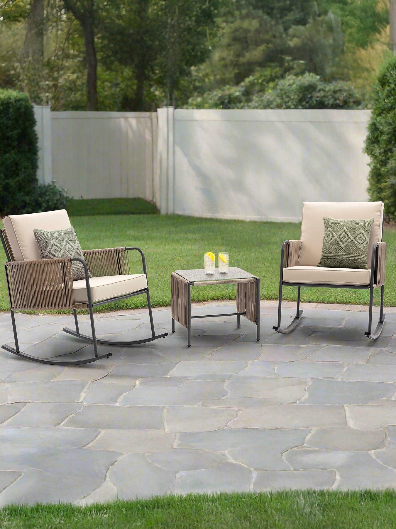 Image 1 of 7 of Teamson Home Outdoor 3 Piece Steel