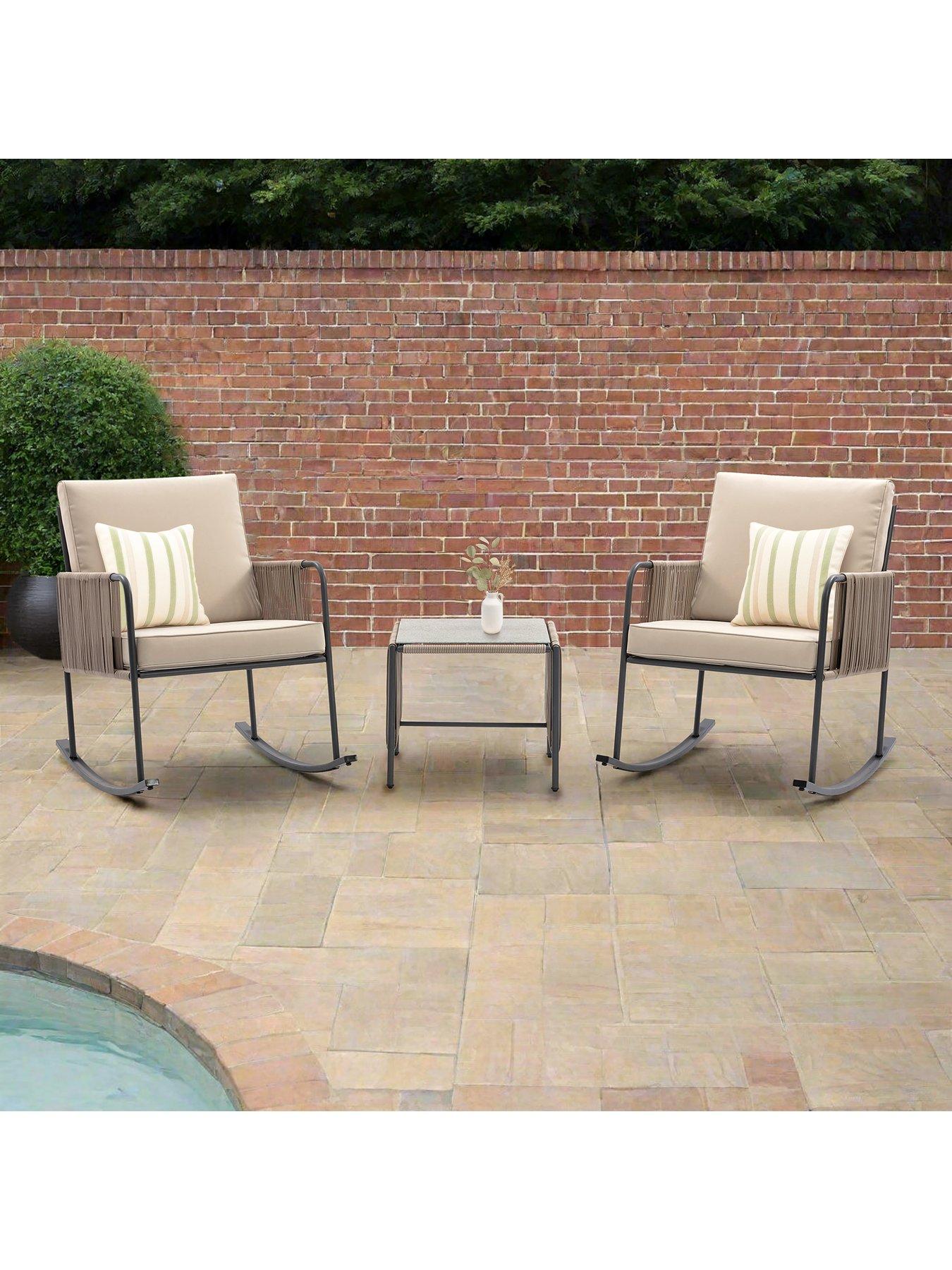 Image 7 of 7 of Teamson Home Outdoor 3 Piece Steel