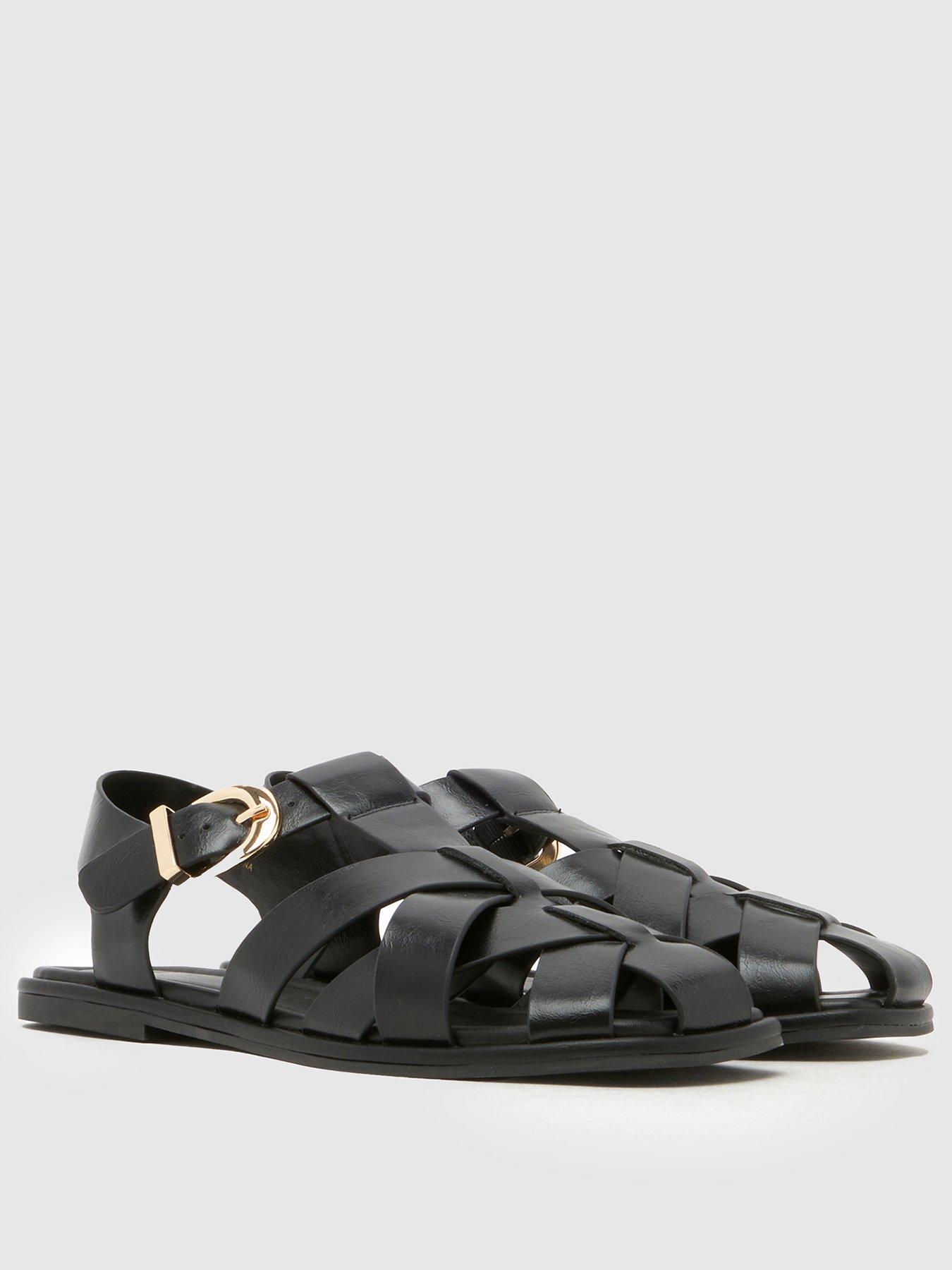 Image 2 of 4 of Schuh Thatcher Fisherman Sandal - Black