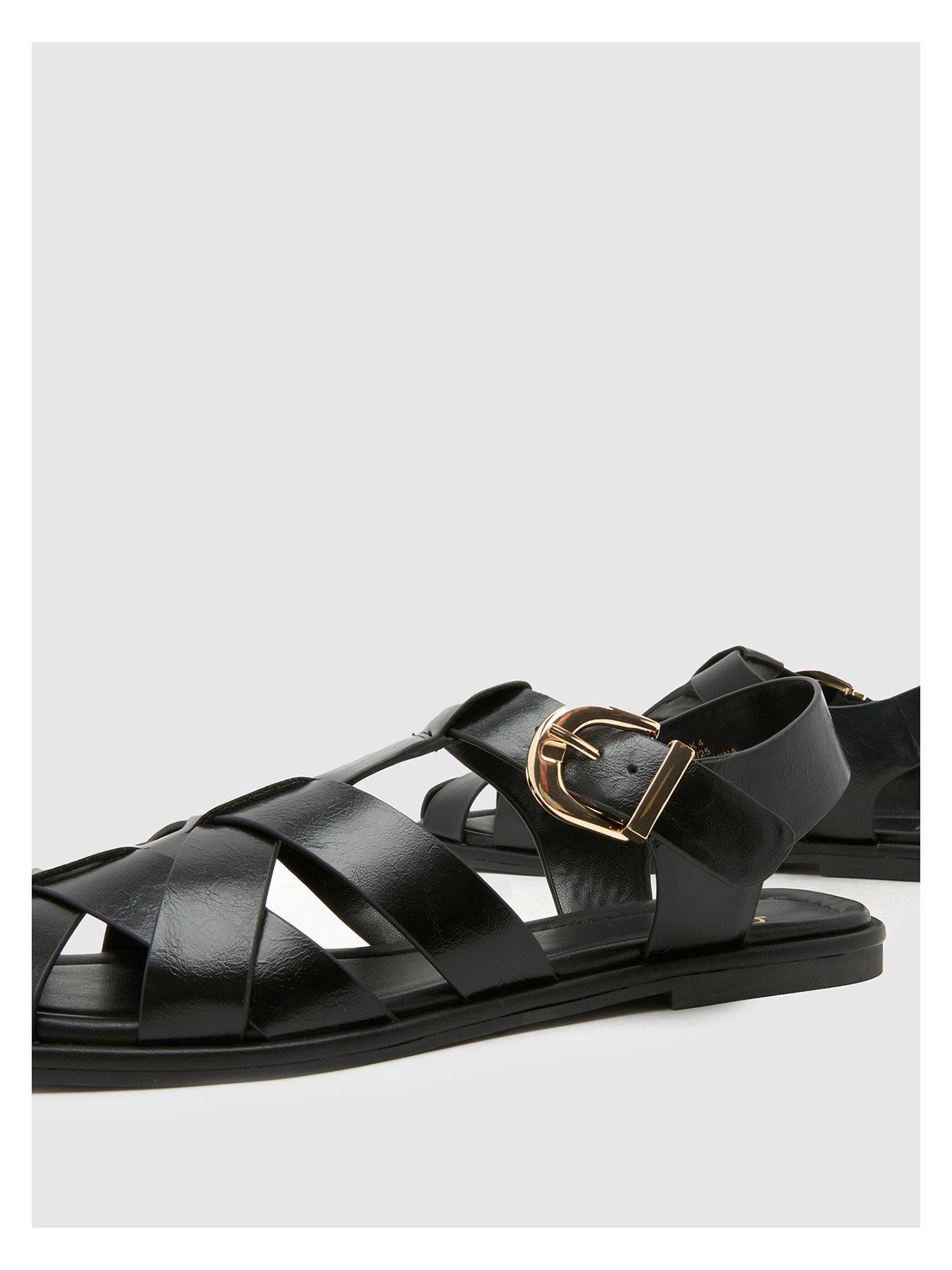 Image 4 of 4 of Schuh Thatcher Fisherman Sandal - Black
