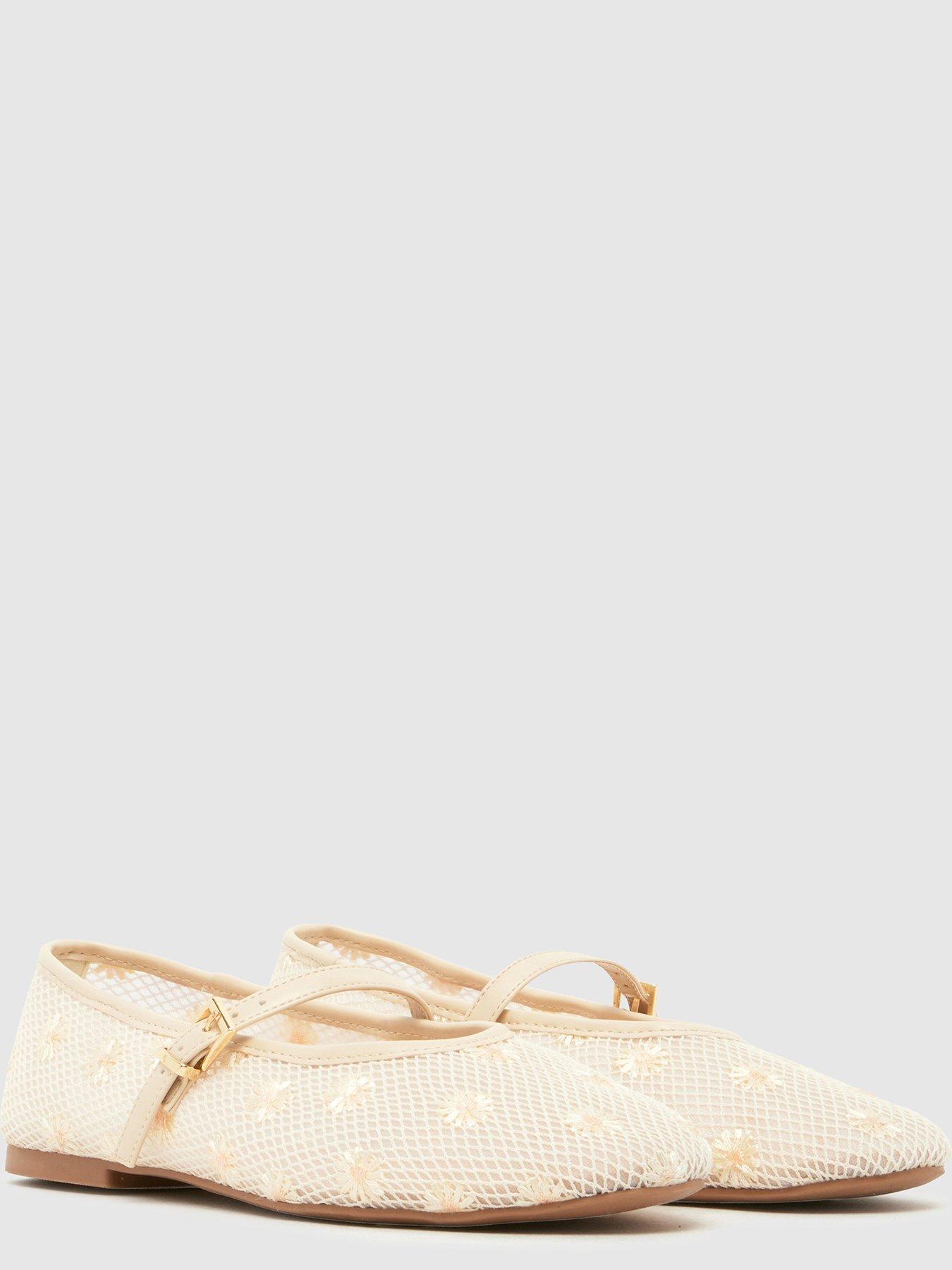 Image 3 of 4 of Schuh Lisbeth Crochet Ballerina - White