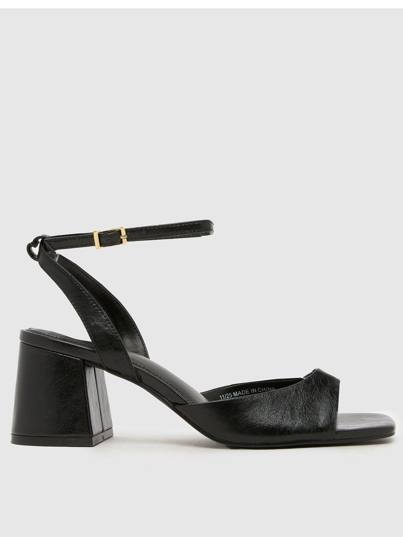 Schuh South Block Heel Sandal - Black