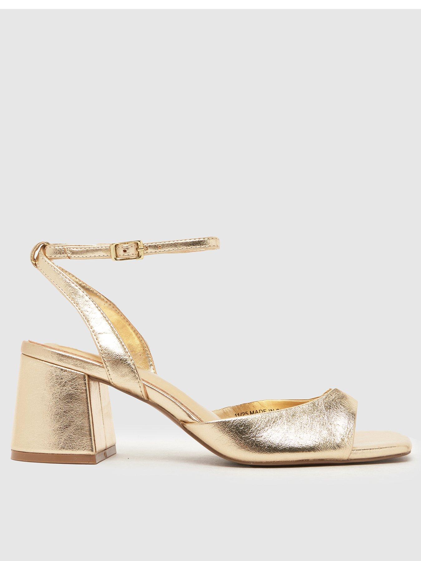 Schuh South Block Heel Sandal - Gold