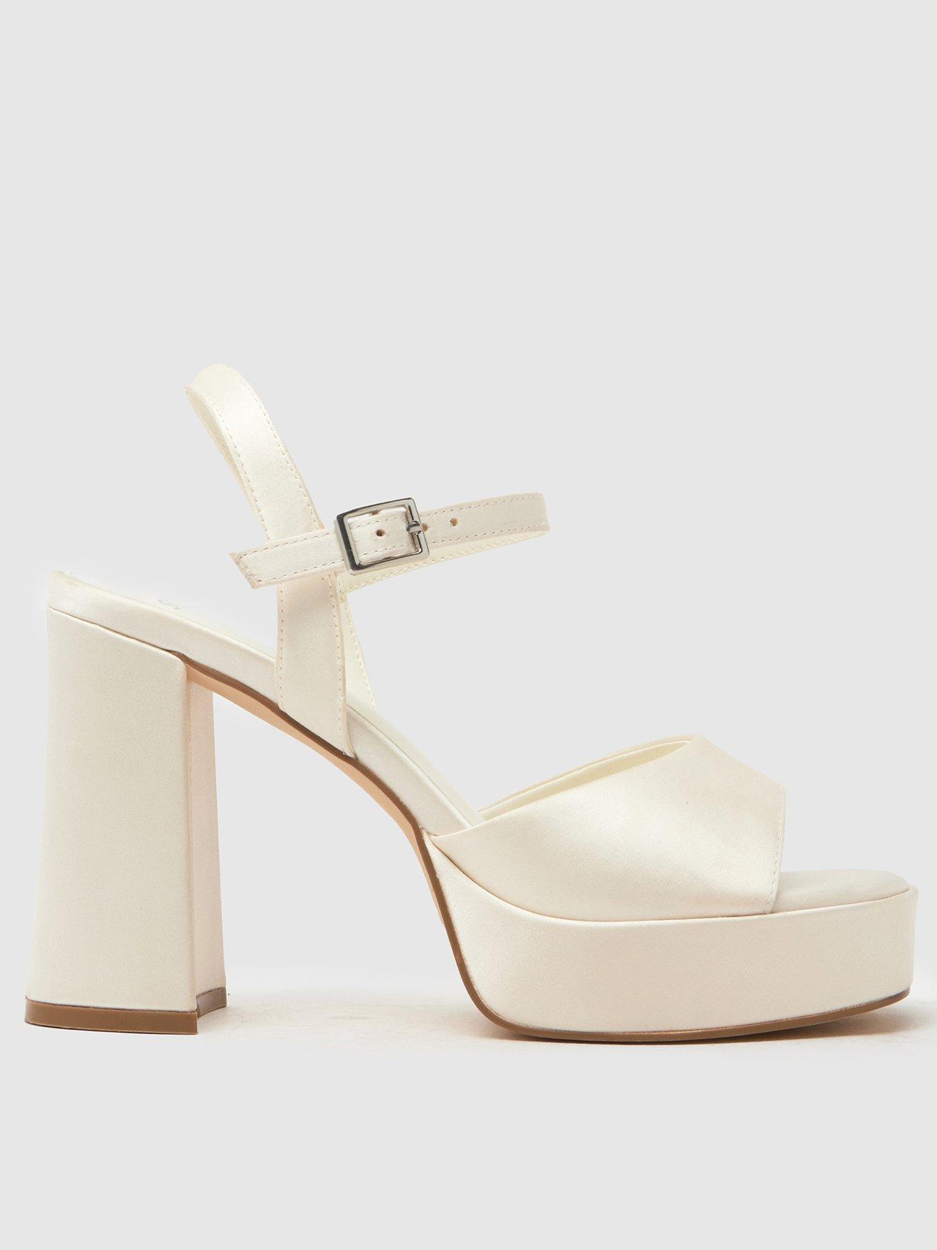 Schuh Sabina Platform Sandal - White