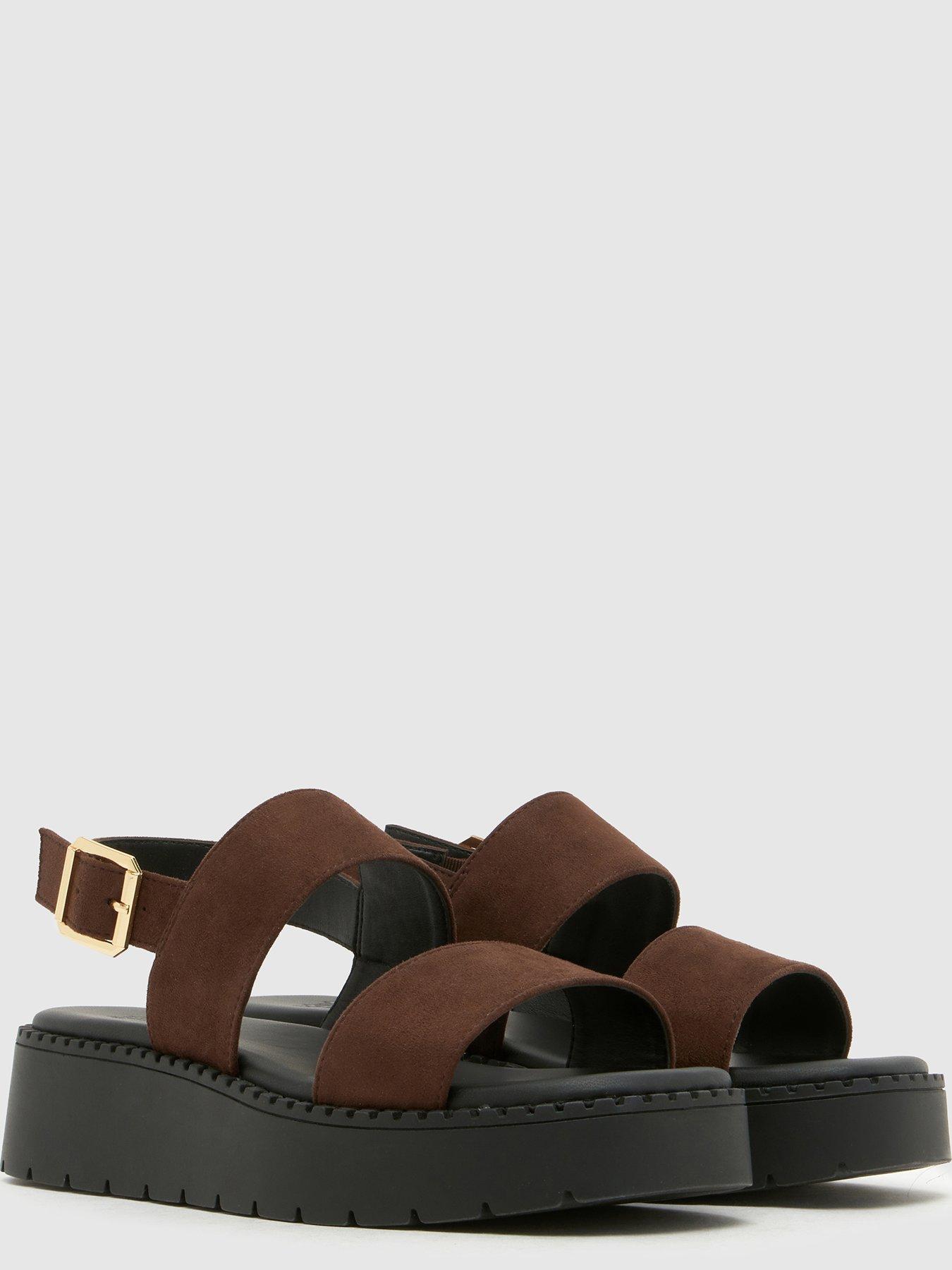 Image 4 of 4 of Schuh Wf Tuscany Chunky Sandal - Brown