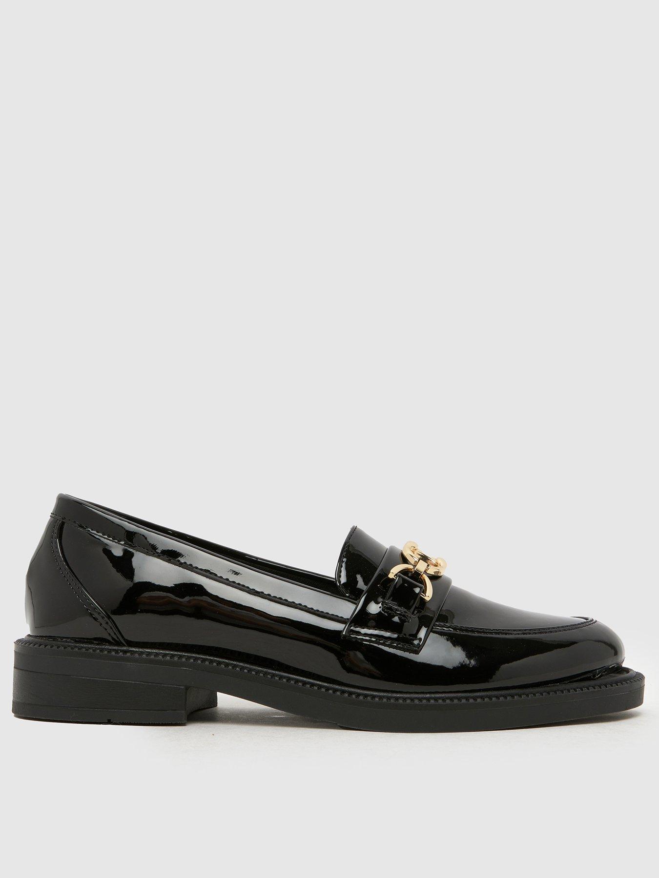 Schuh Luxe Hardware Loafer - Black