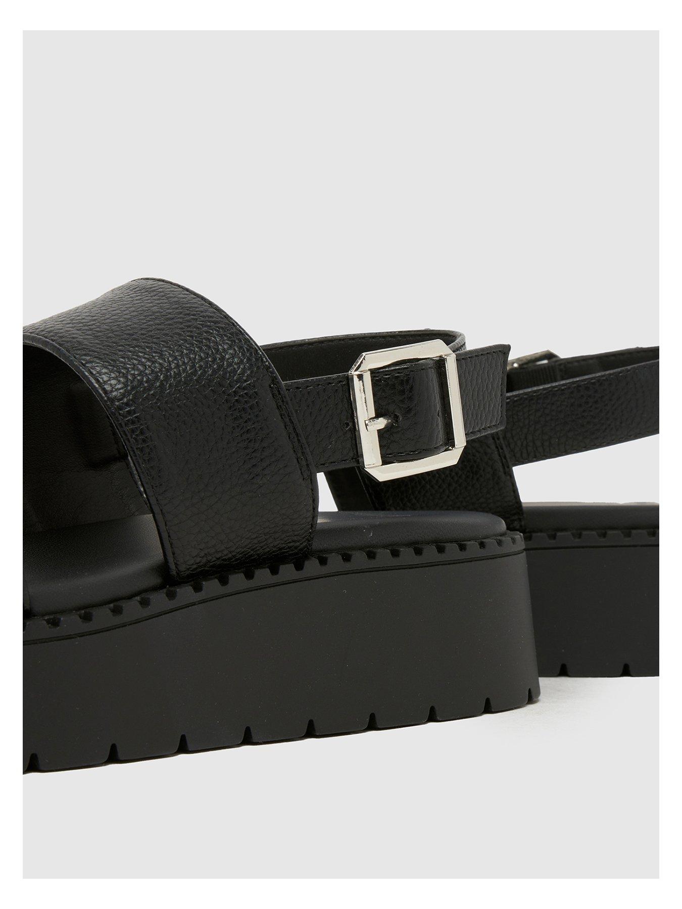 Image 4 of 4 of Schuh Tuscany Chunky Sandal - Black
