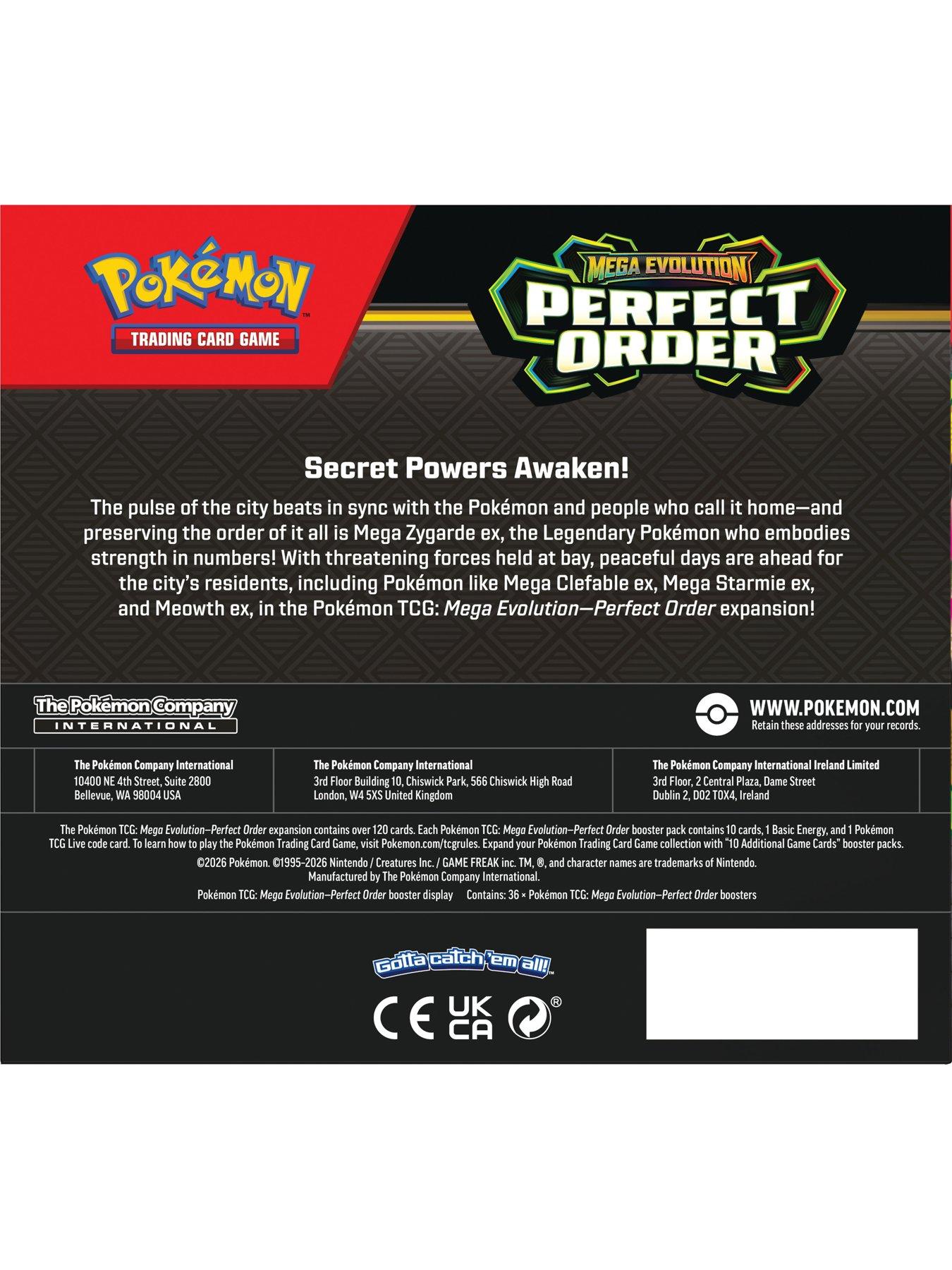 Image 3 of 3 of Pokemon Pokemon TCG: Mega Evolution Perfect Order - Booster Display