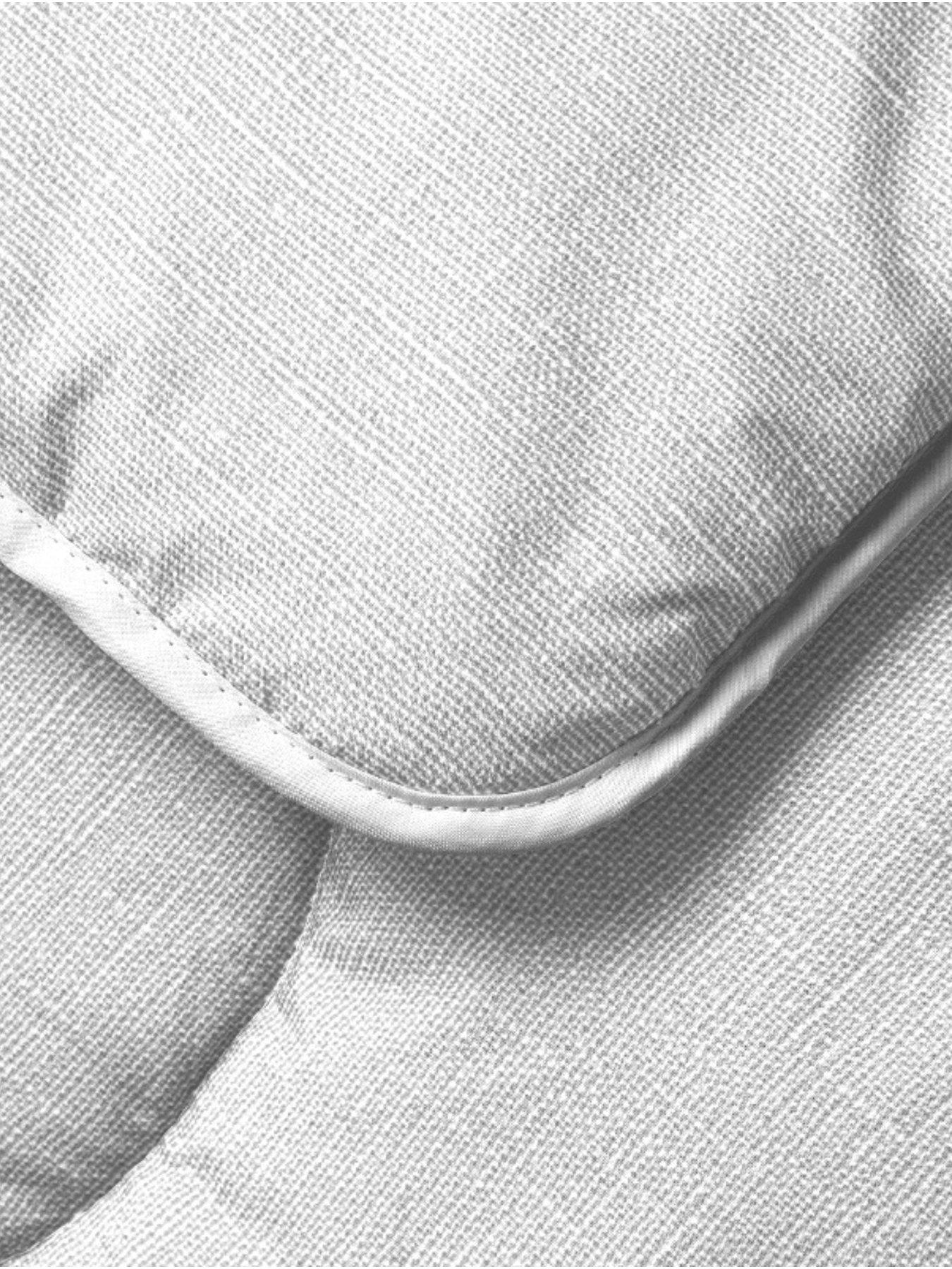 Image 3 of 4 of Night Lark Linen Coverless Duvet Cloud Grey 4.5 Tog includes Pillowcases