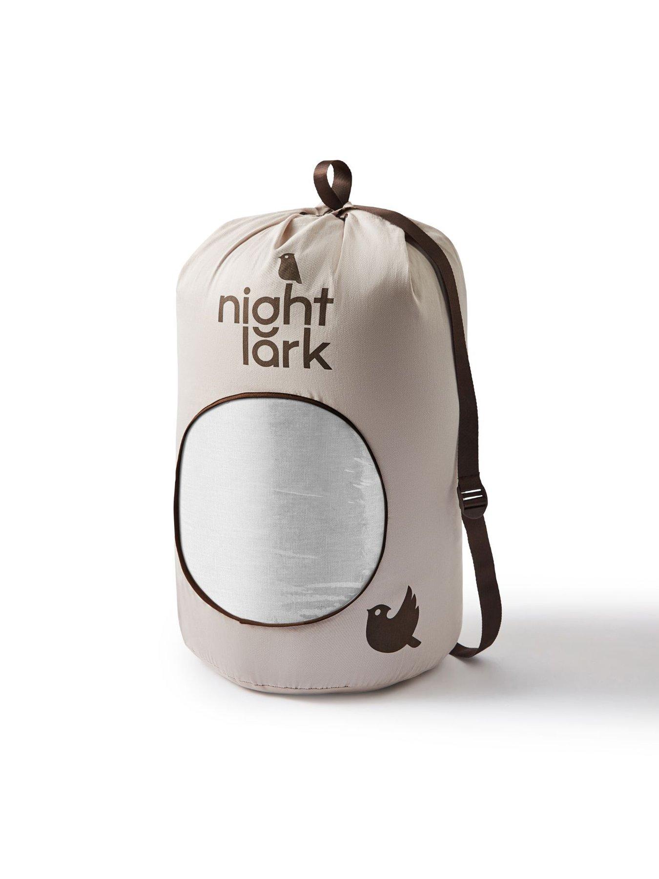 Image 4 of 4 of Night Lark Linen Coverless Duvet Cloud Grey 4.5 Tog includes Pillowcases