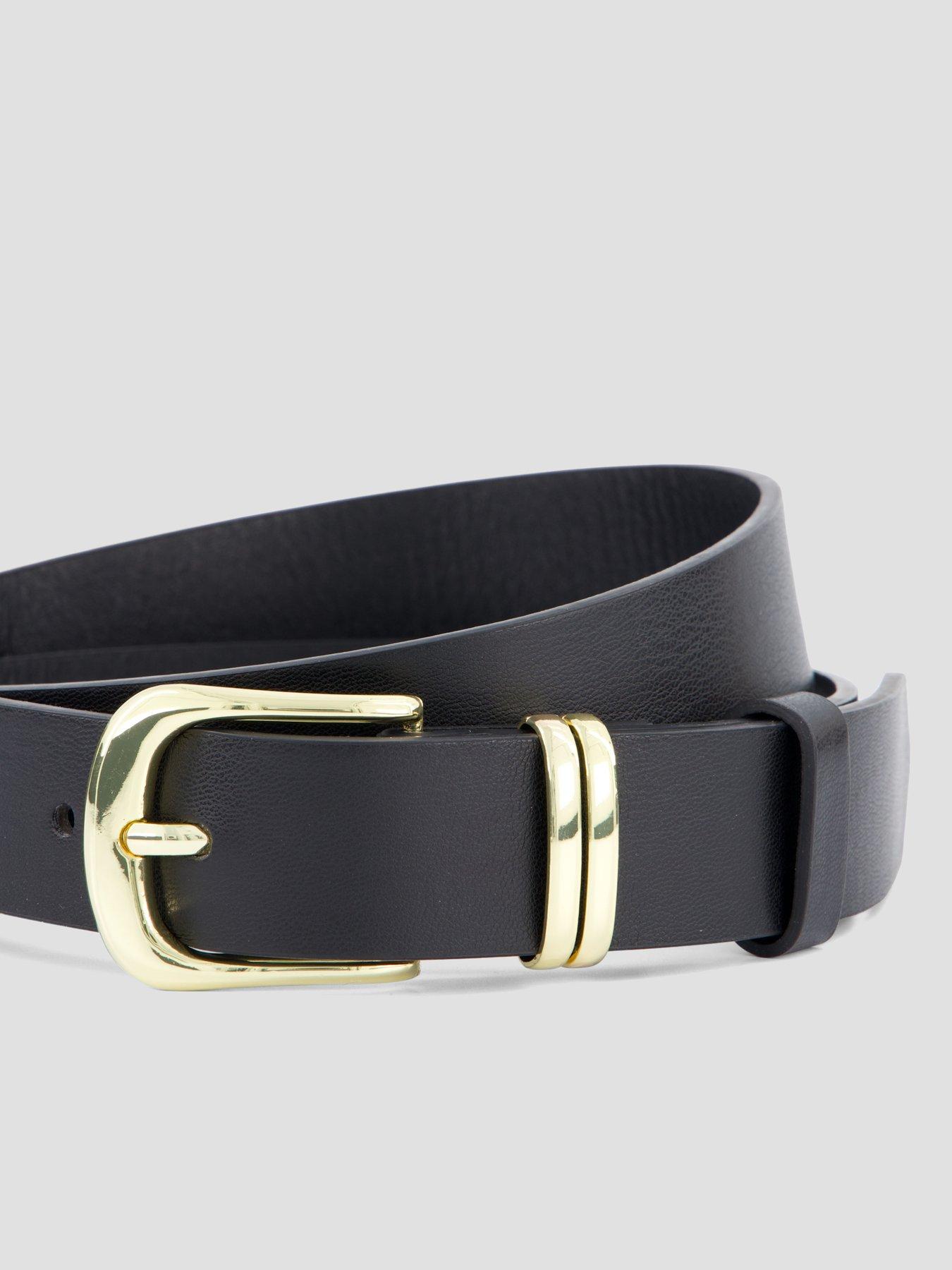 Image 3 of 5 of The Very Collection Metal Buckle Pu Belt - Black