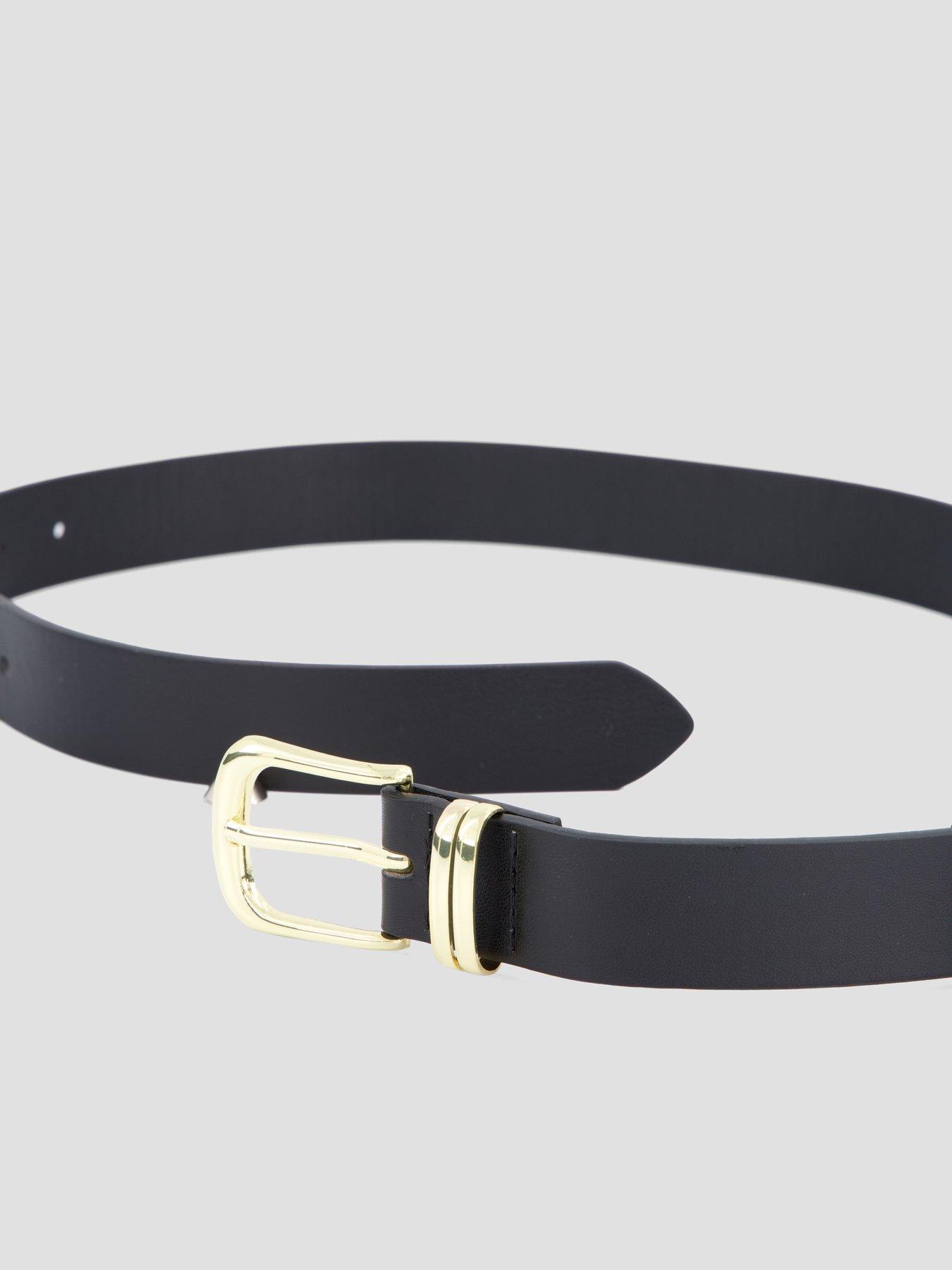 Image 4 of 5 of The Very Collection Metal Buckle Pu Belt - Black