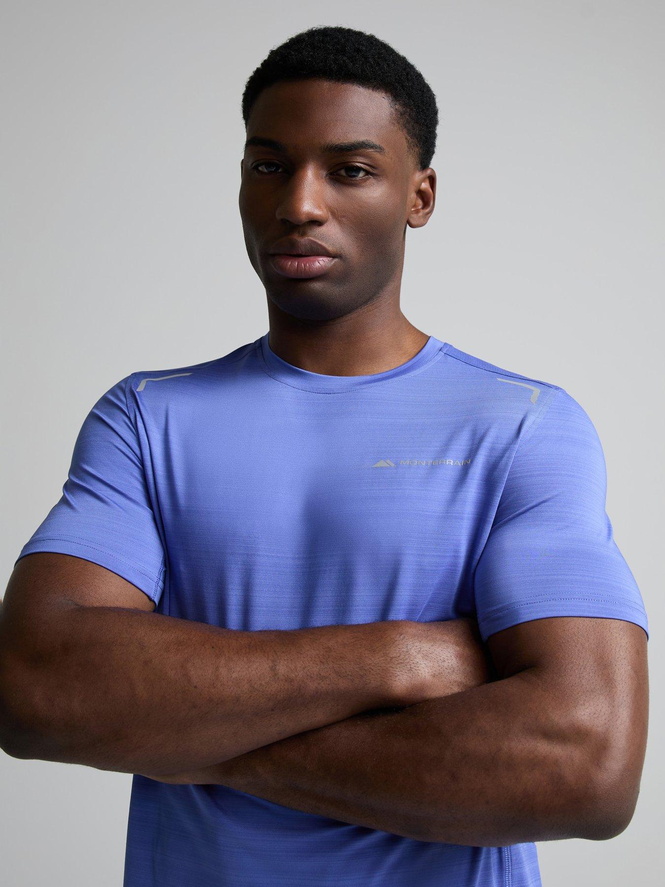 Monterrain Mens Lyder 30 Space Dye T-shirt - Lilac