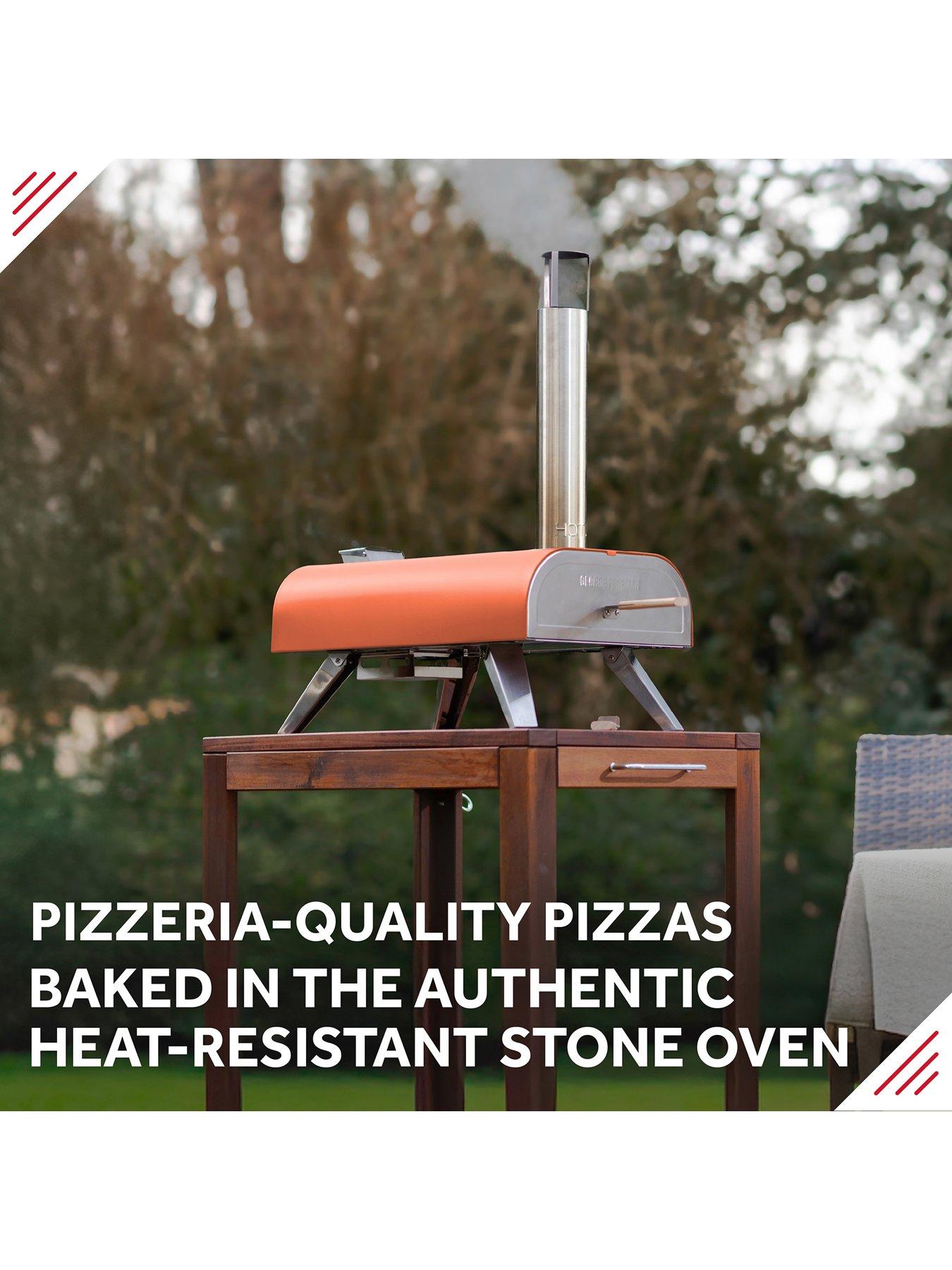 Image 5 of 6 of George Foreman Wood Pellet Pizza Oven - Burnt Orange