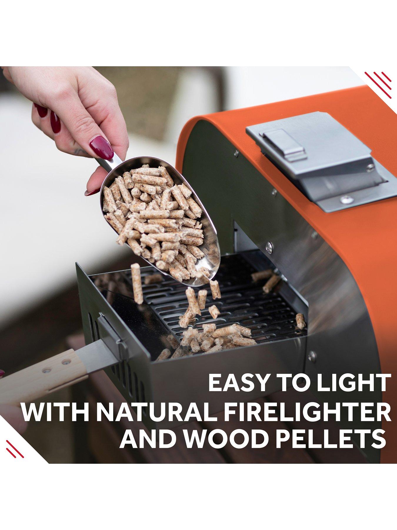 Image 6 of 6 of George Foreman Wood Pellet Pizza Oven - Burnt Orange