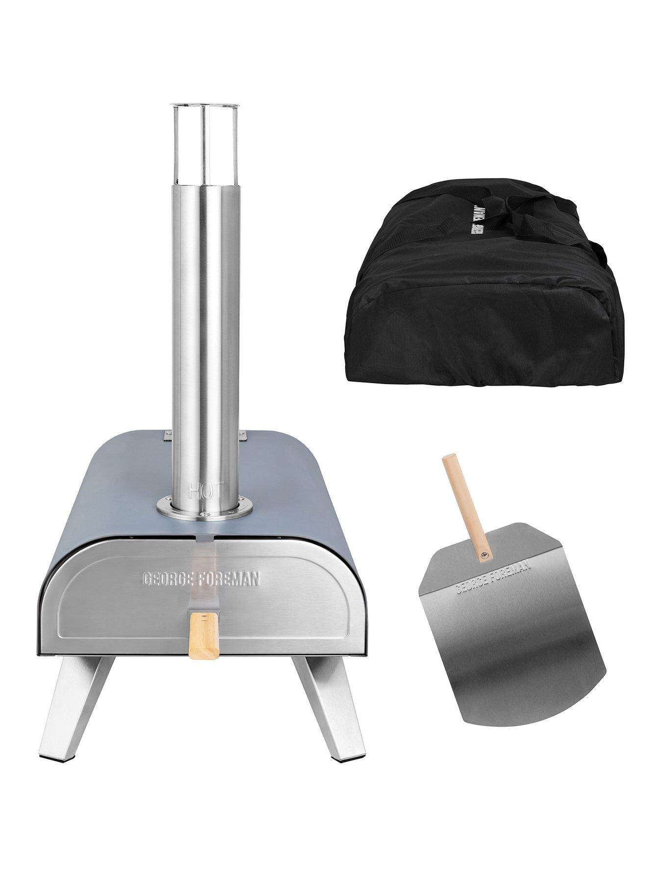 George Foreman GFWPPO1GPC 12 Wood Pellet Pizza Oven