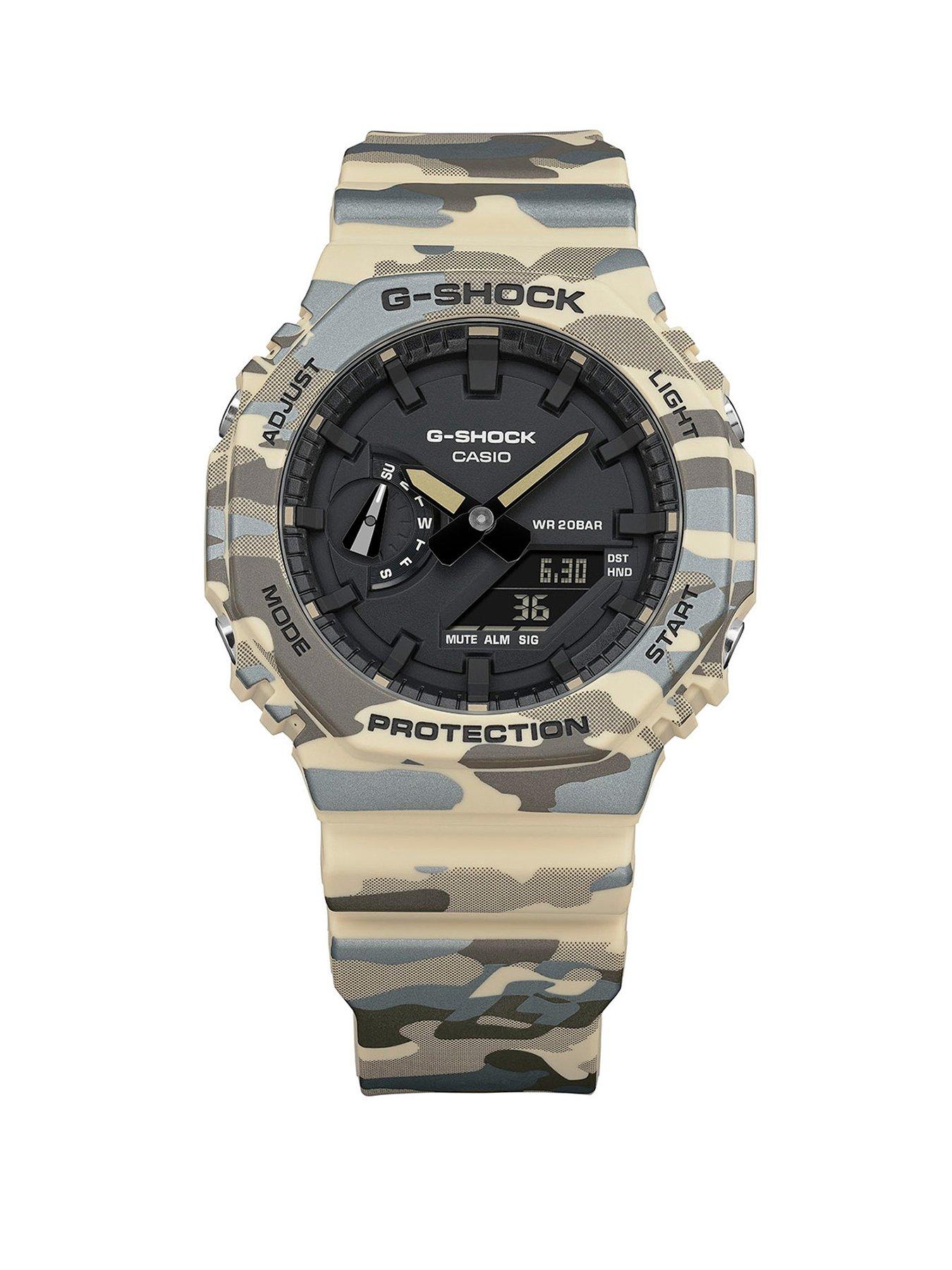 House of Watches - Casio Mens G-Shock 2100 Series Green Camo Strap Watch GA-2100CM-5AER - Image 11