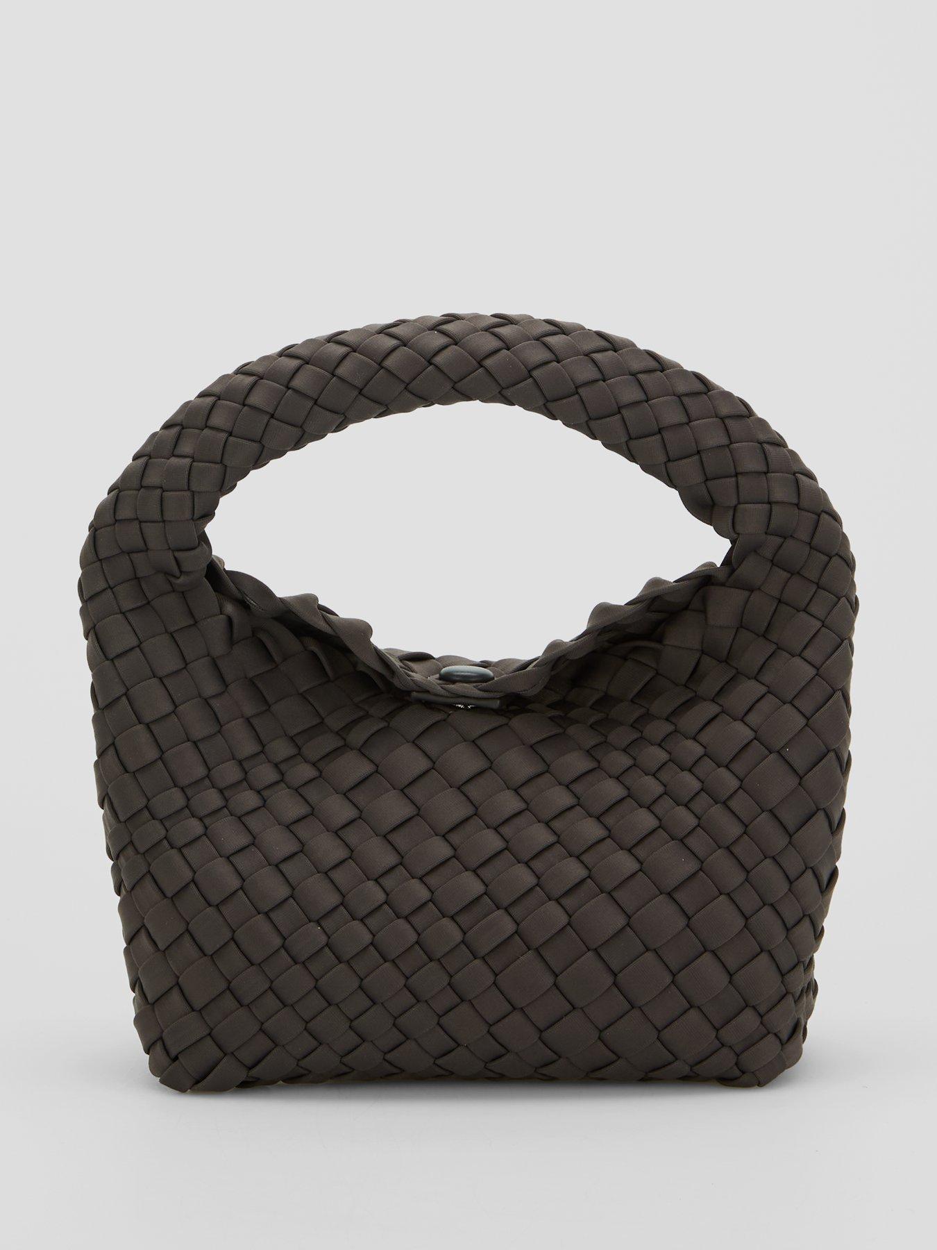 Image 5 of 6 of The Very Collection Mini Woven Top Handle Bag - Grey