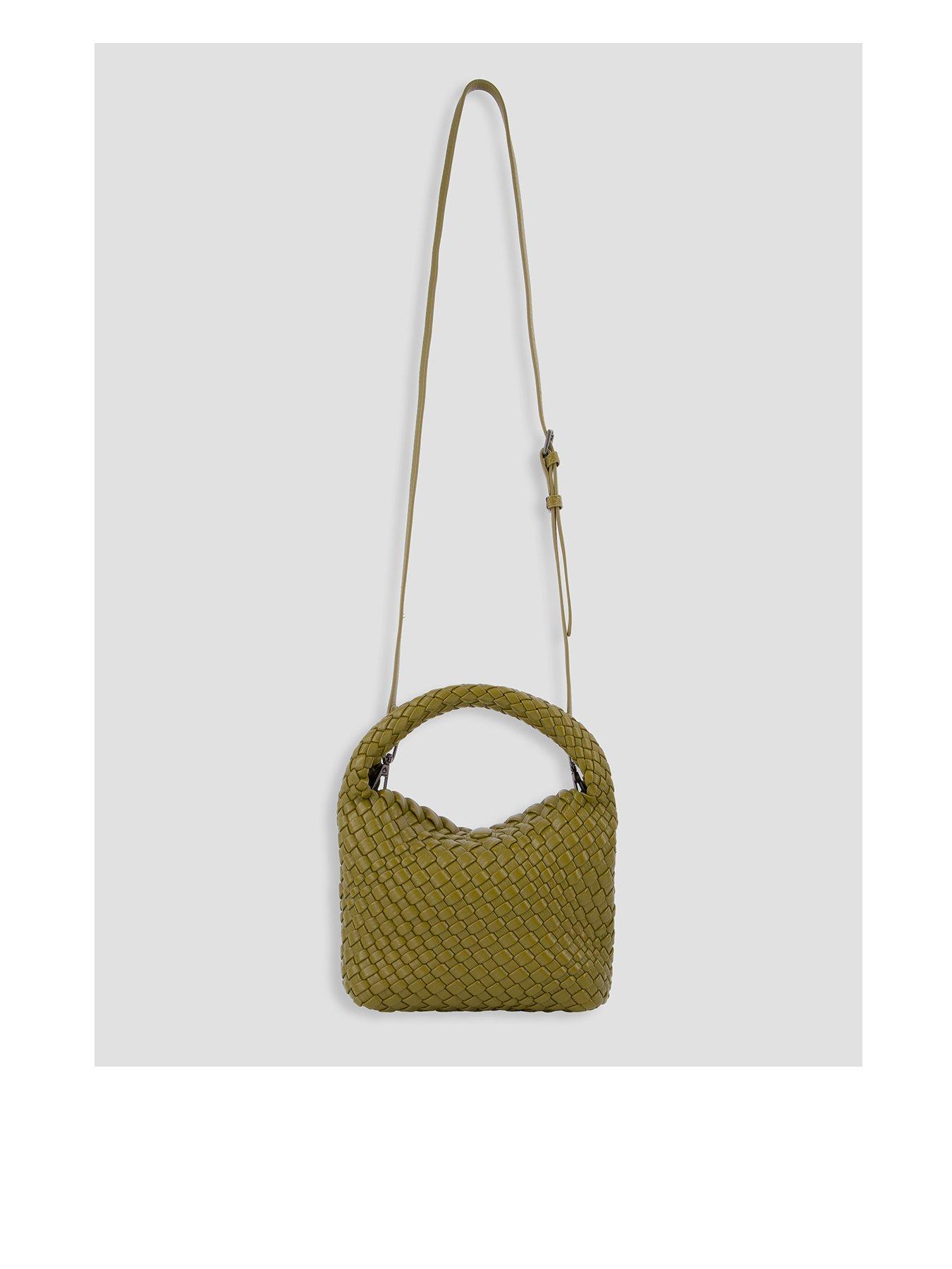 The Very Collection Mini Pu Weave Bag With Crossbody Strap