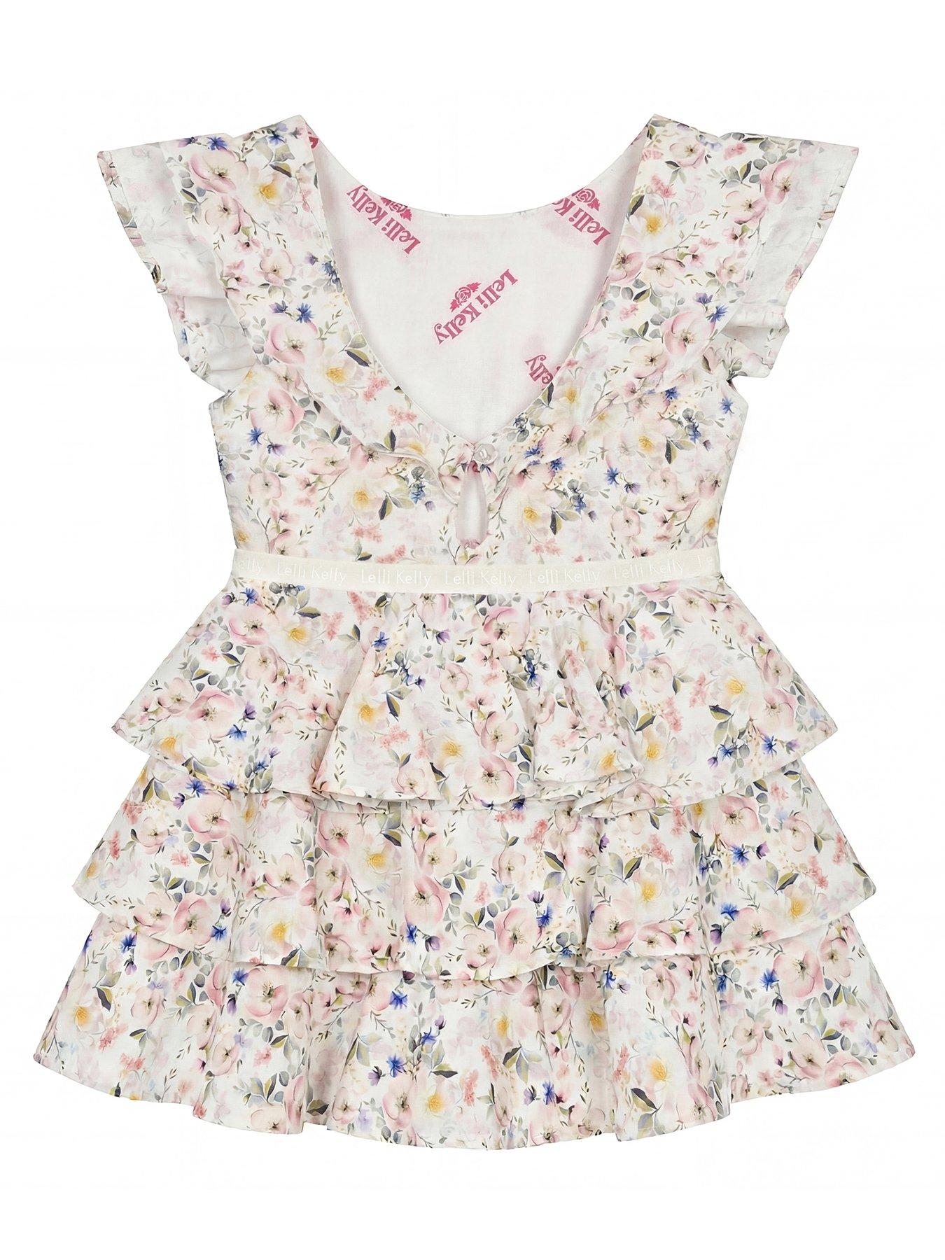 Image 3 of 4 of Lelli Kelly Floral Ruffle Dress - Multi