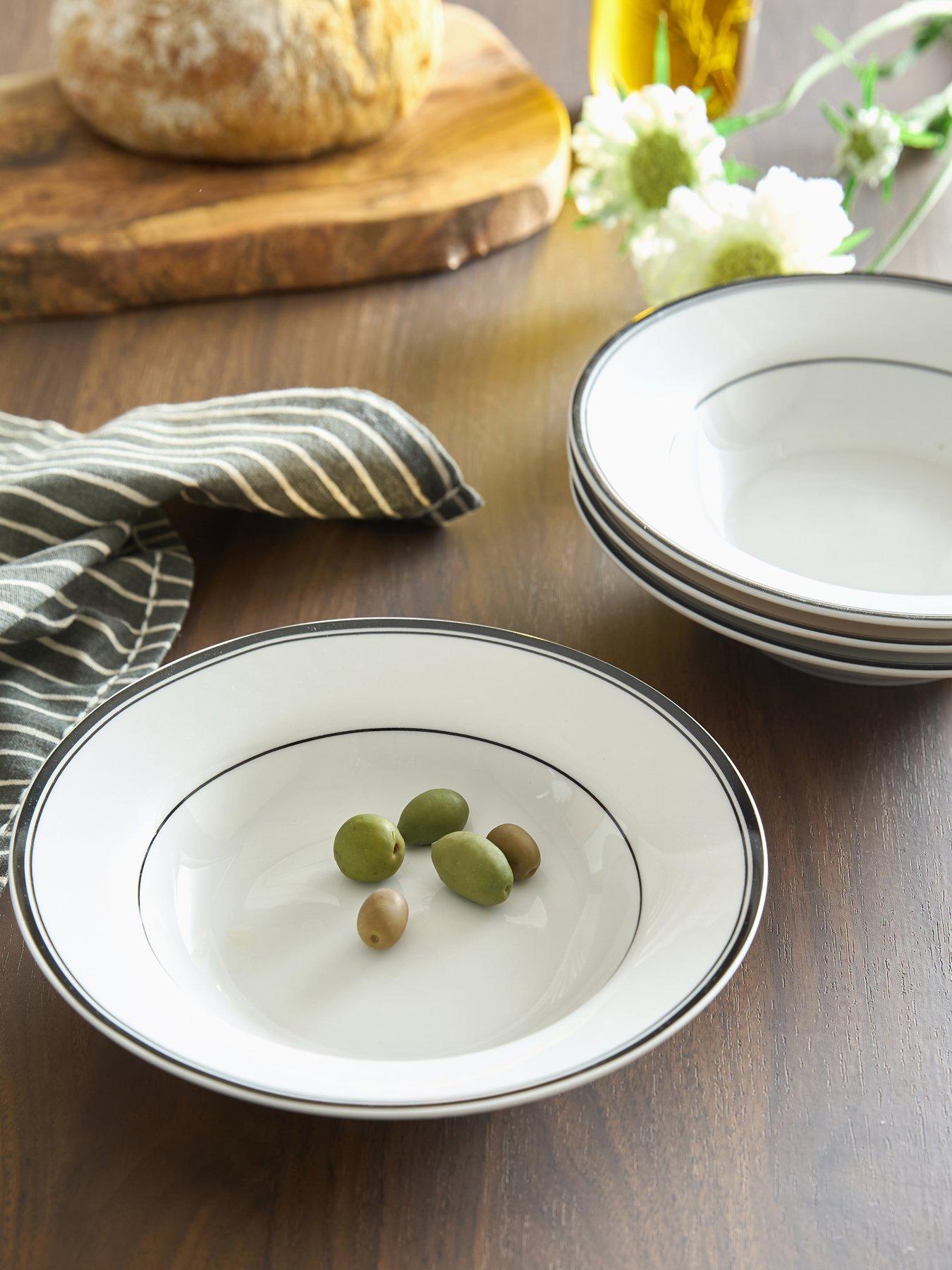 The Very Collection Bistro 4 Piece Pasta Bowls