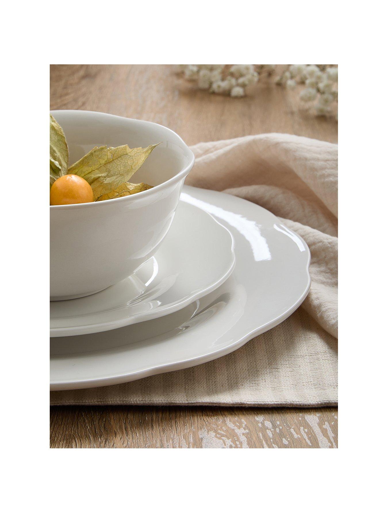 Image 2 of 7 of The Very Collection Soft Scallop 12 Piece Dinner Set