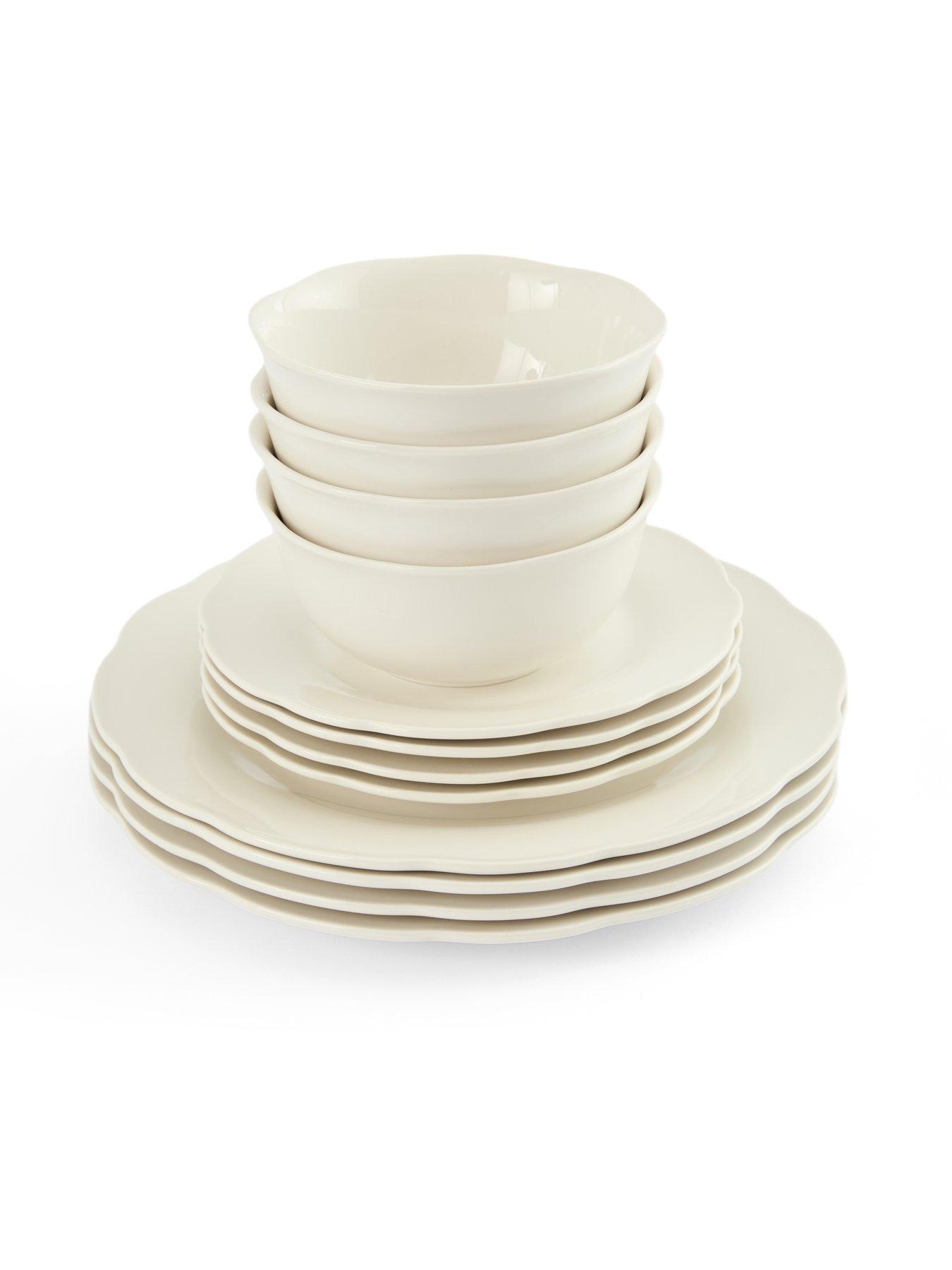Image 3 of 7 of The Very Collection Soft Scallop 12 Piece Dinner Set