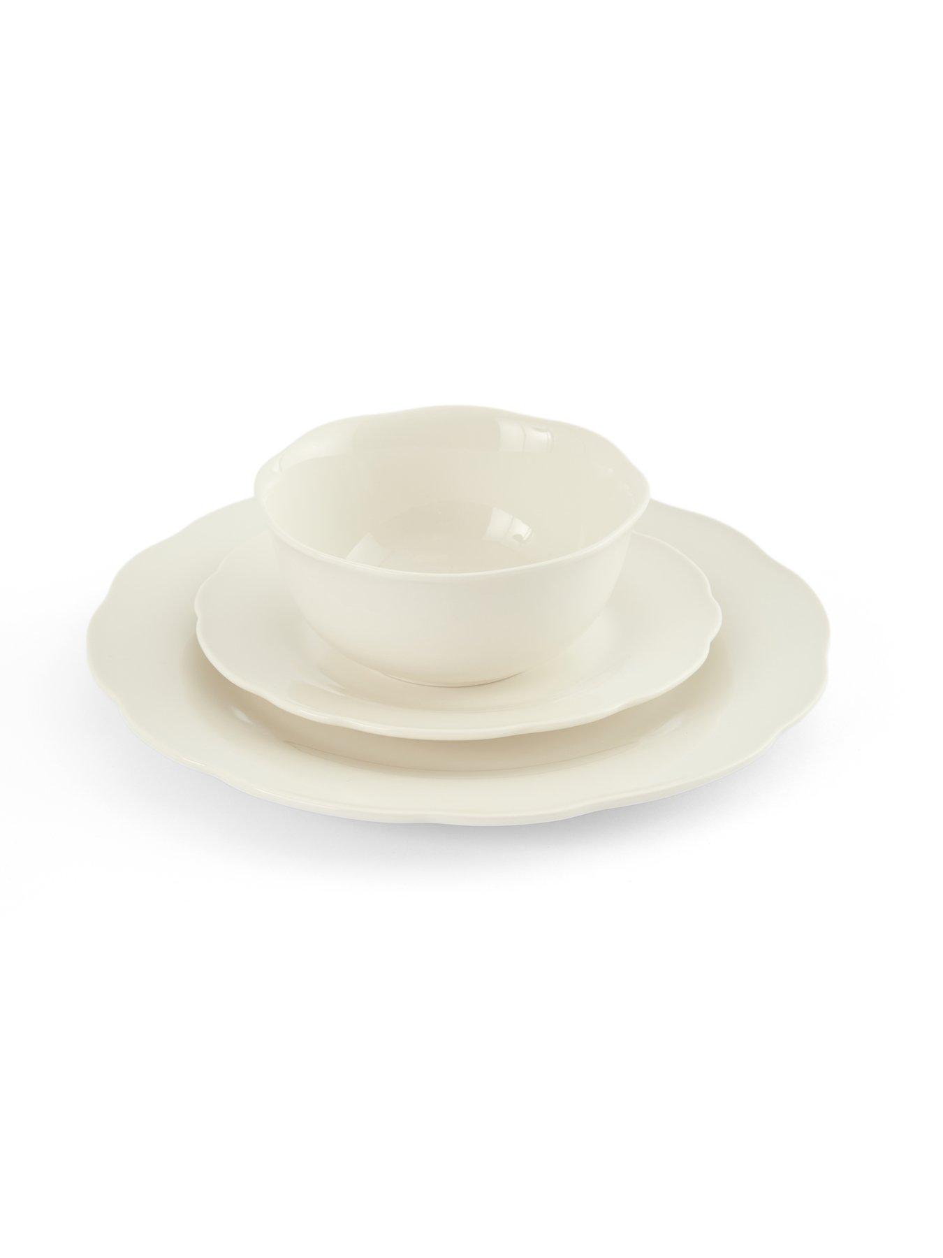 Image 4 of 7 of The Very Collection Soft Scallop 12 Piece Dinner Set