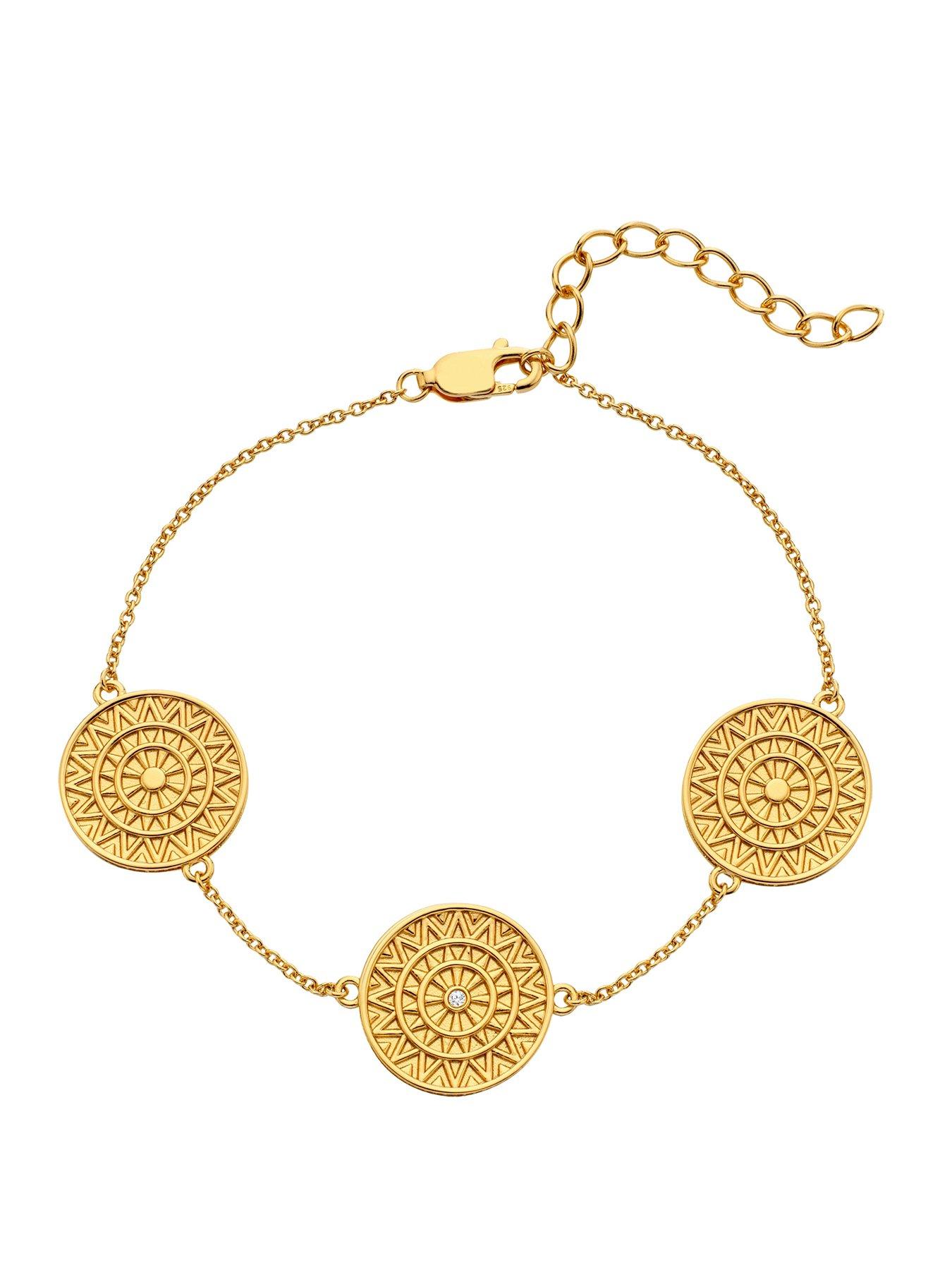 Hot Diamonds Ornate Bracelet - YGP