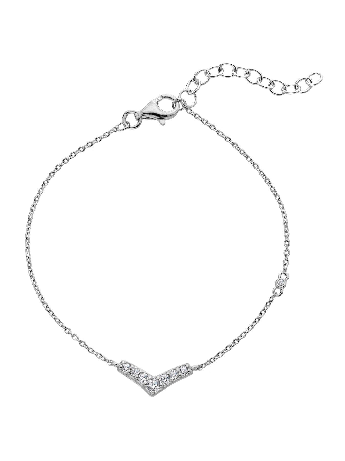 Hot Diamonds Fine V Bracelet