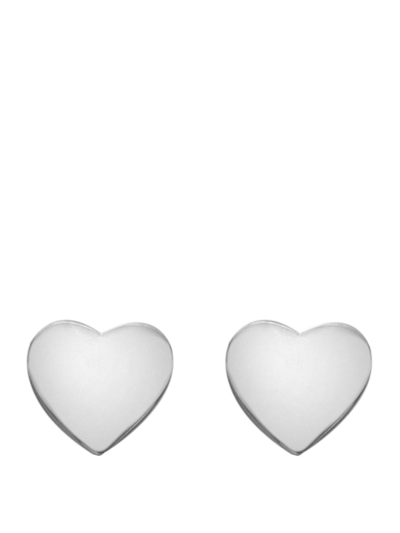 Silver Whisper Love Earrings