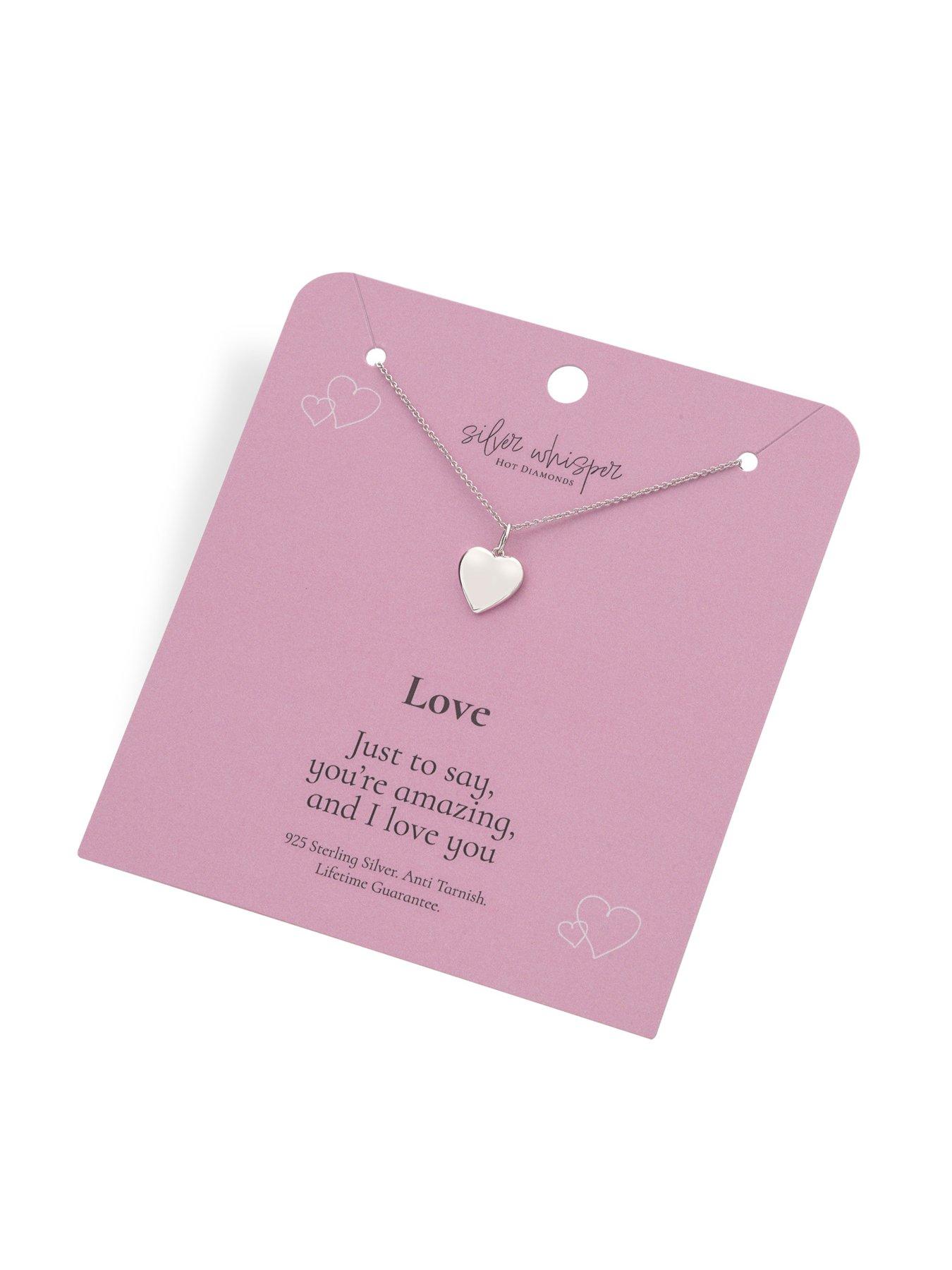 Image 3 of 3 of Silver Whisper Love Pendant