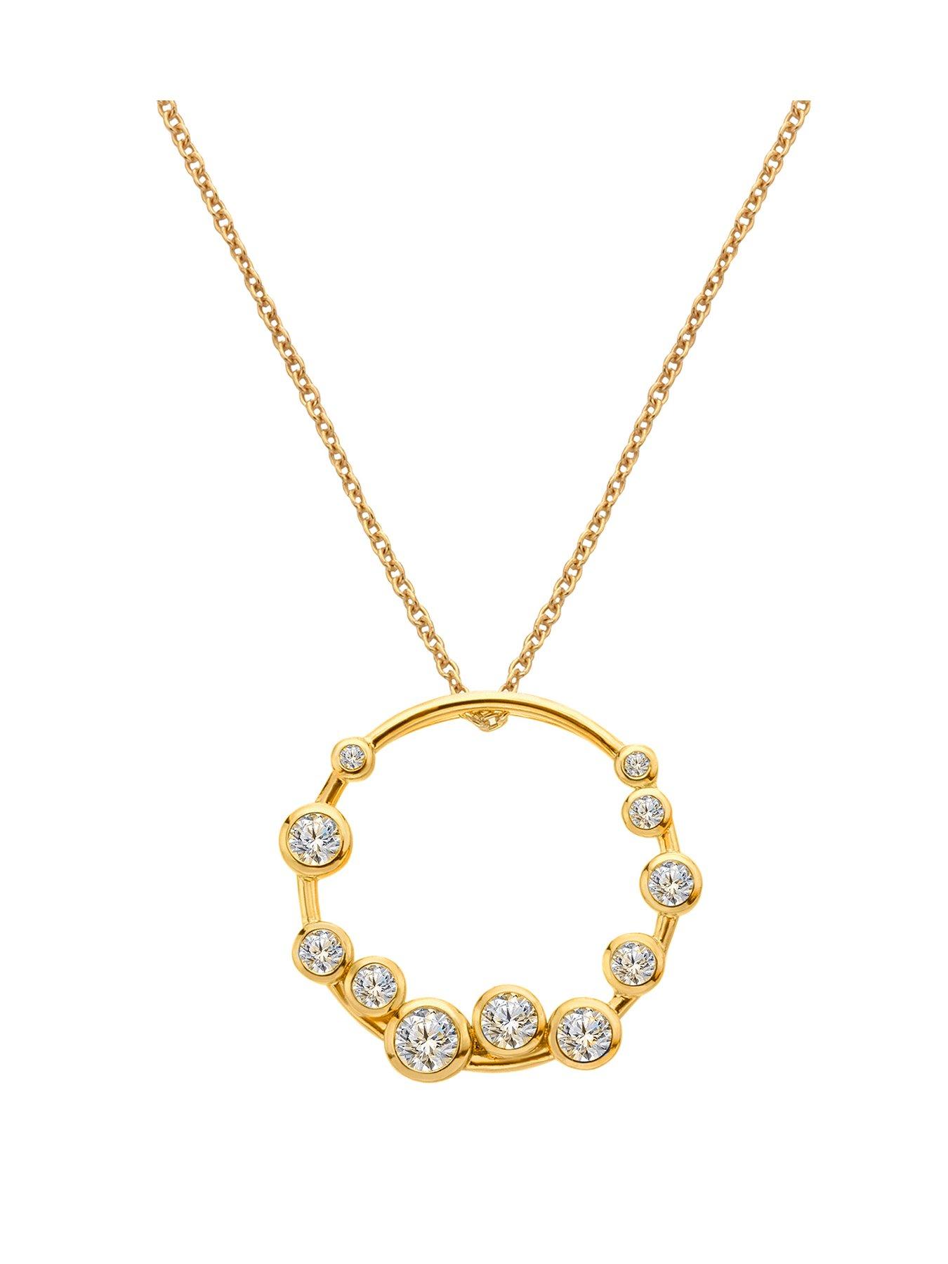 Hot Diamonds Tender Wreath Pendant - YGP