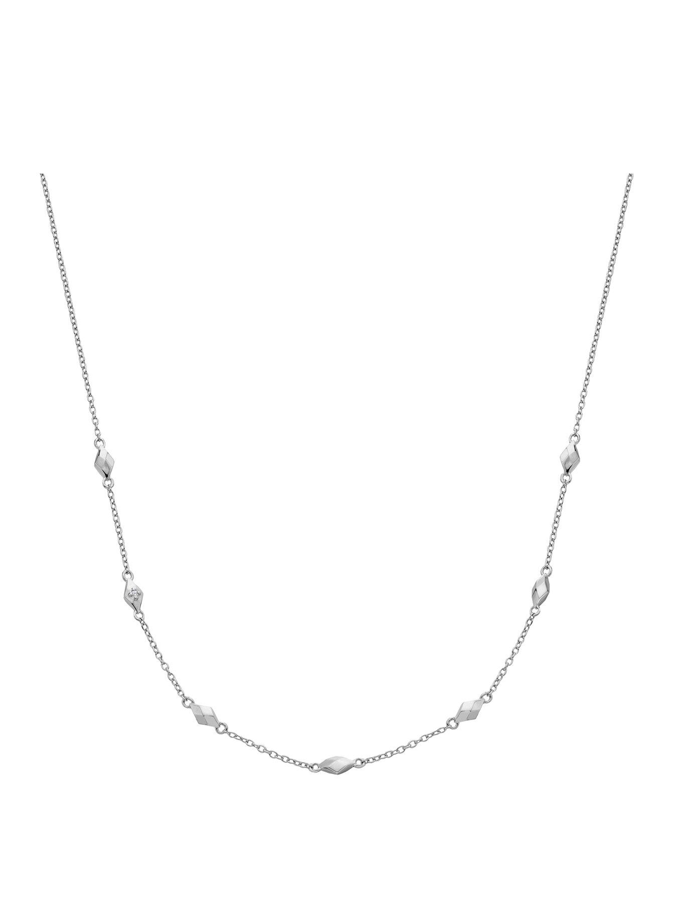 Hot Diamonds Diamond Pattern Necklace