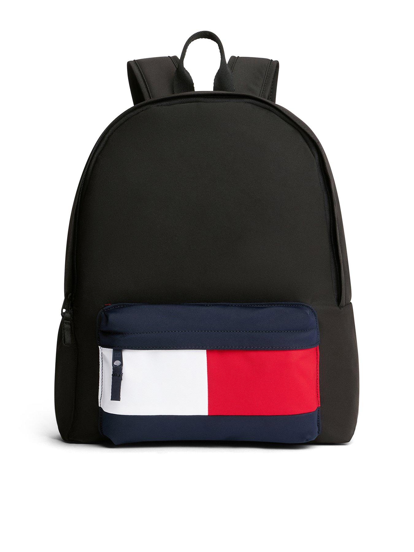 Tommy Hilfiger Kids Essential Flag Backpack - Black